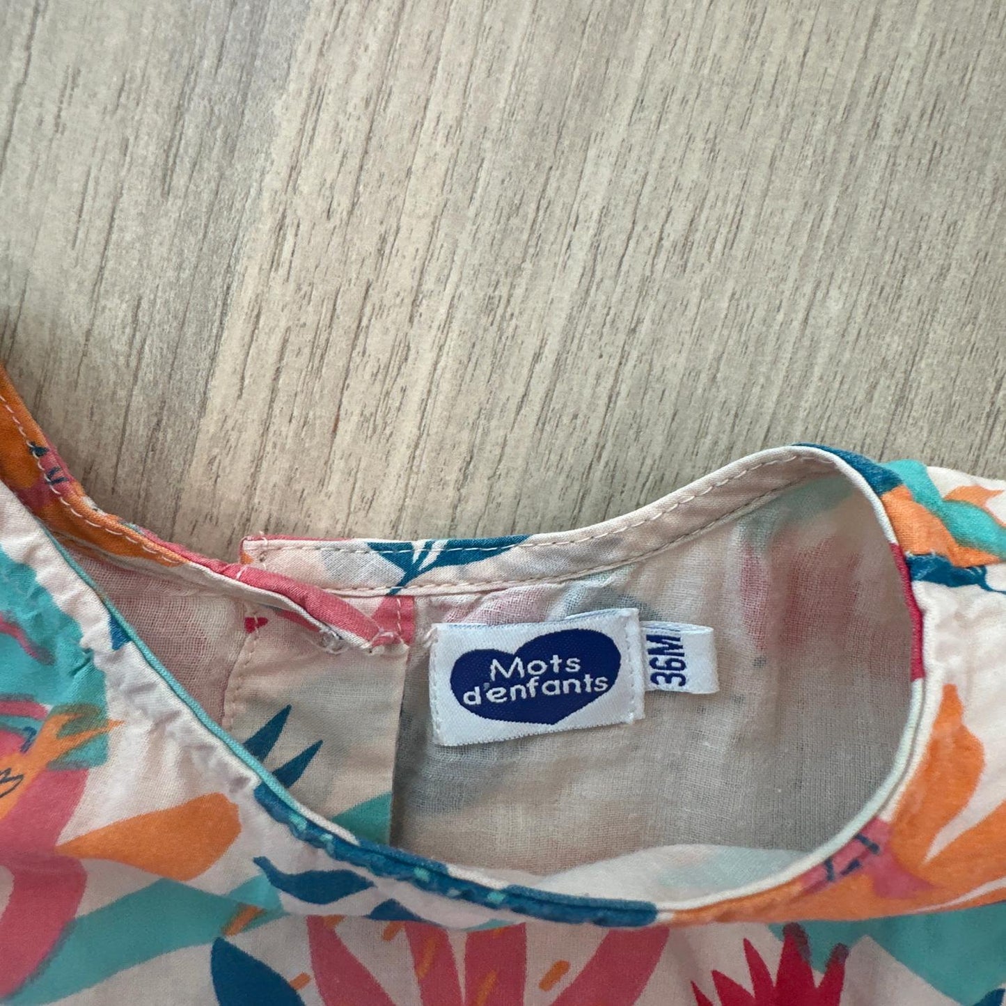 Robe, mots d’enfants : 3 ans