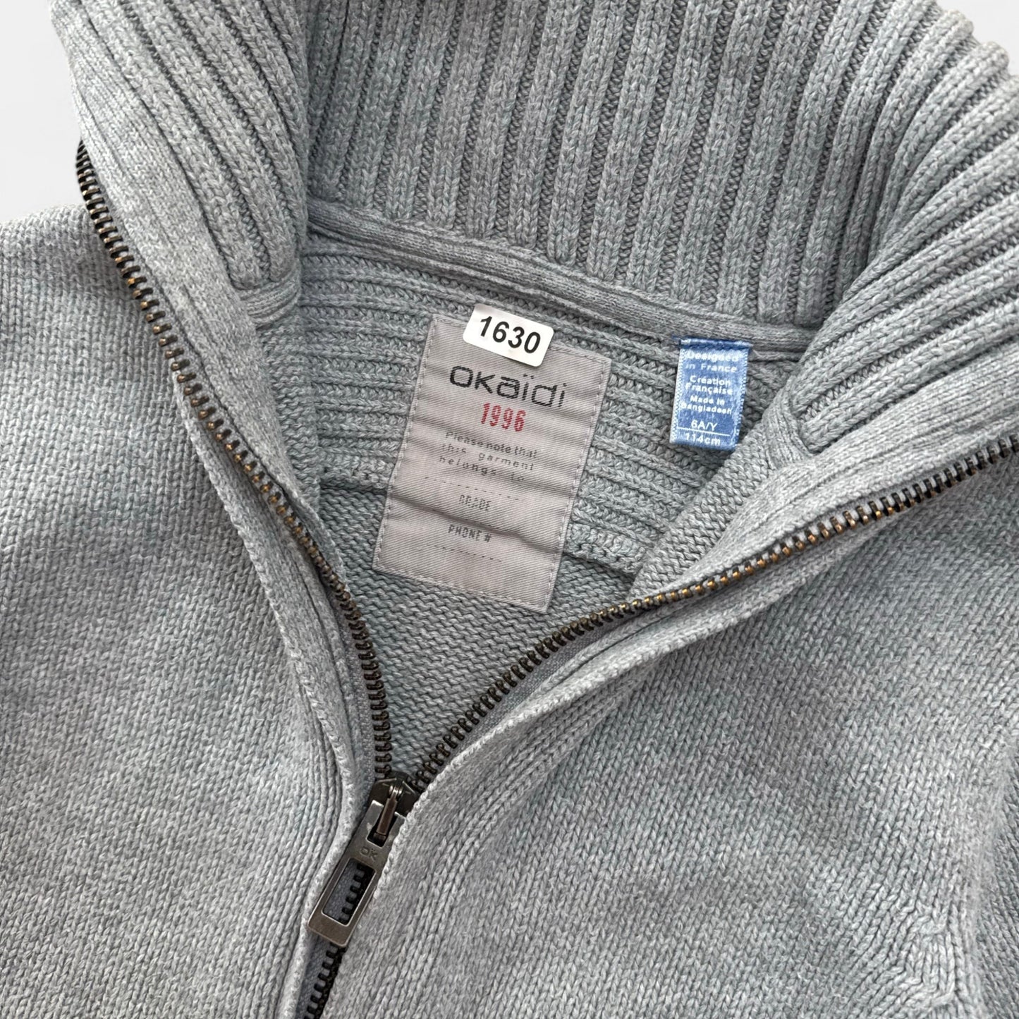 Gilet Okaïdi : 6 ans