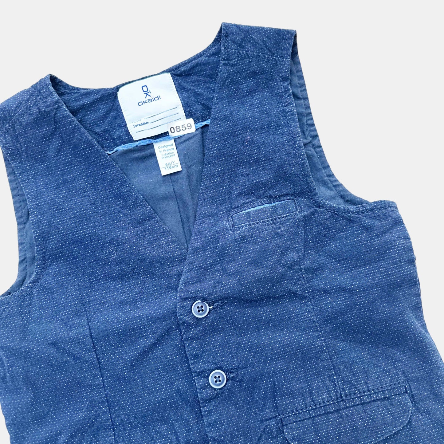 Gilet Okaïdi : 6 ans