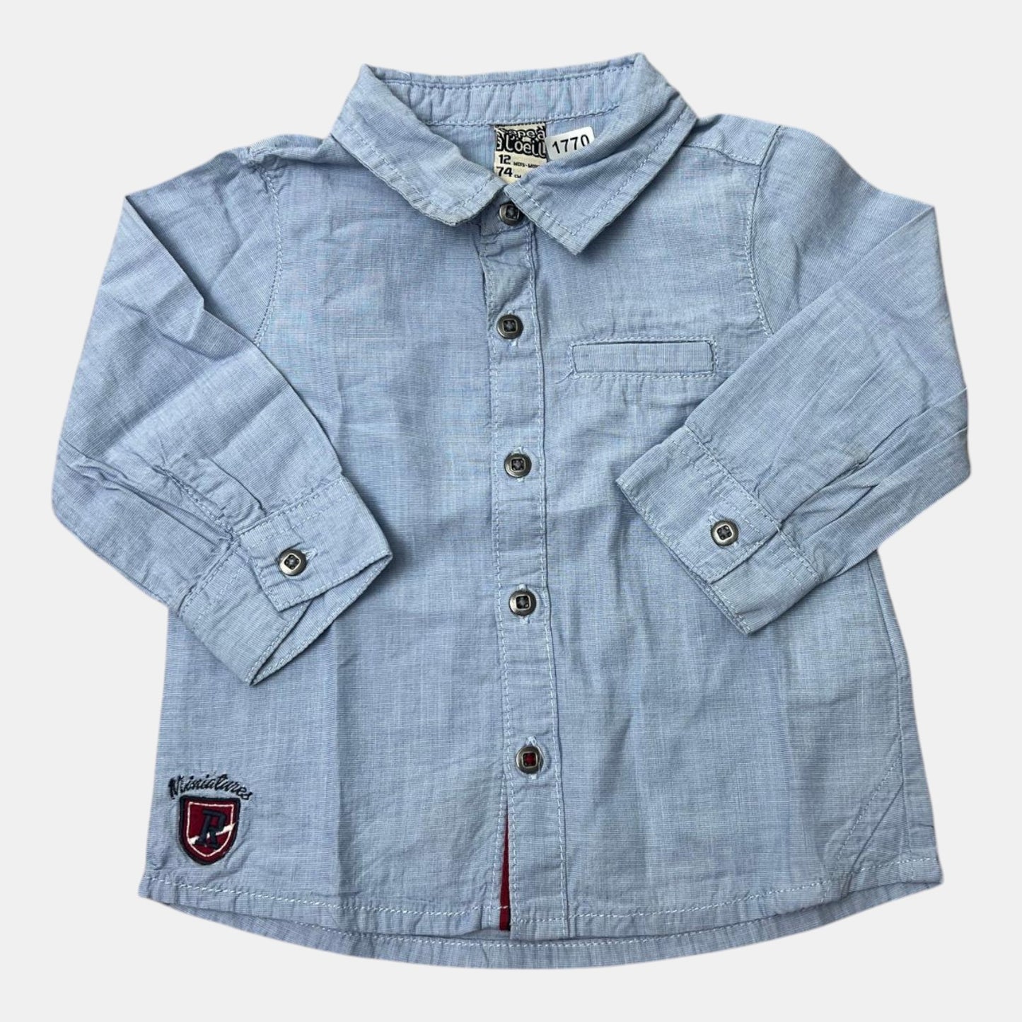 Chemise Tape à l'oeil : 12 mois