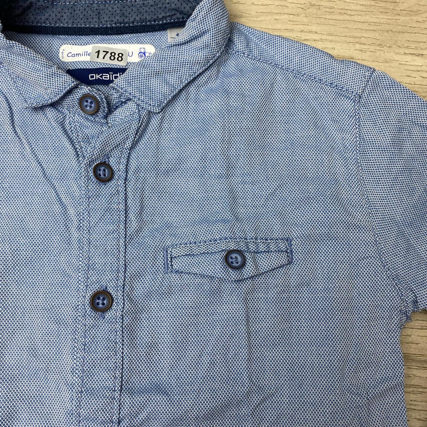 Chemise Okaïdi : 4 ans