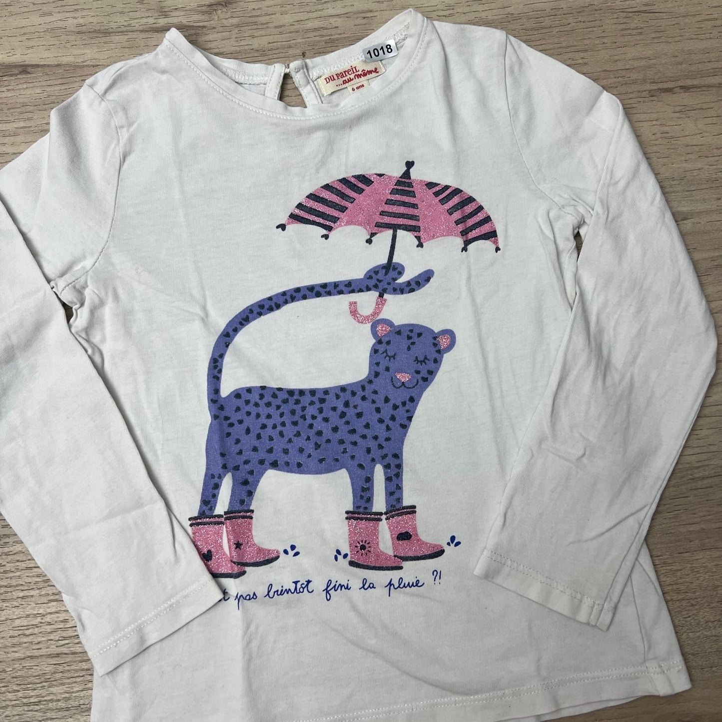 T-Shirt Du Pareil au même : 6 ans
