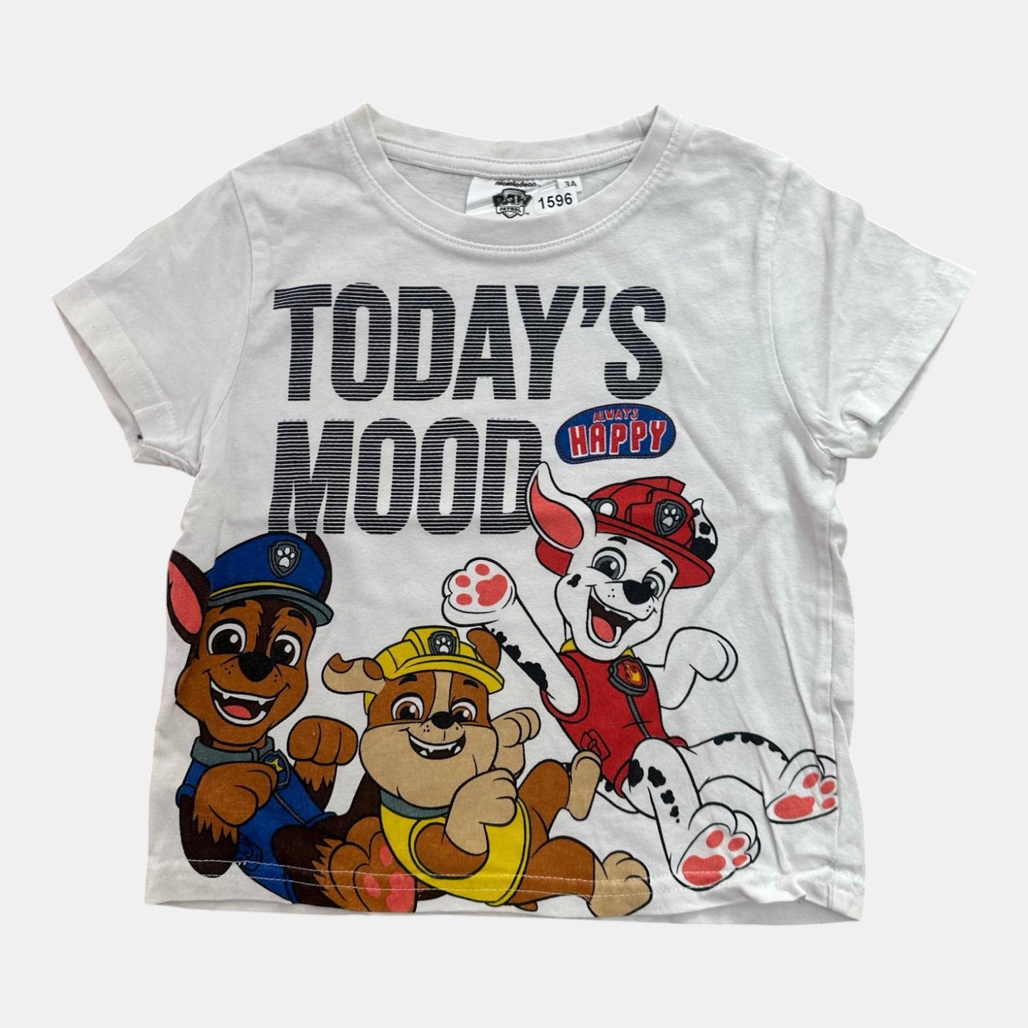 T-Shirt Nickelodeon pat patrouille : 3 ans