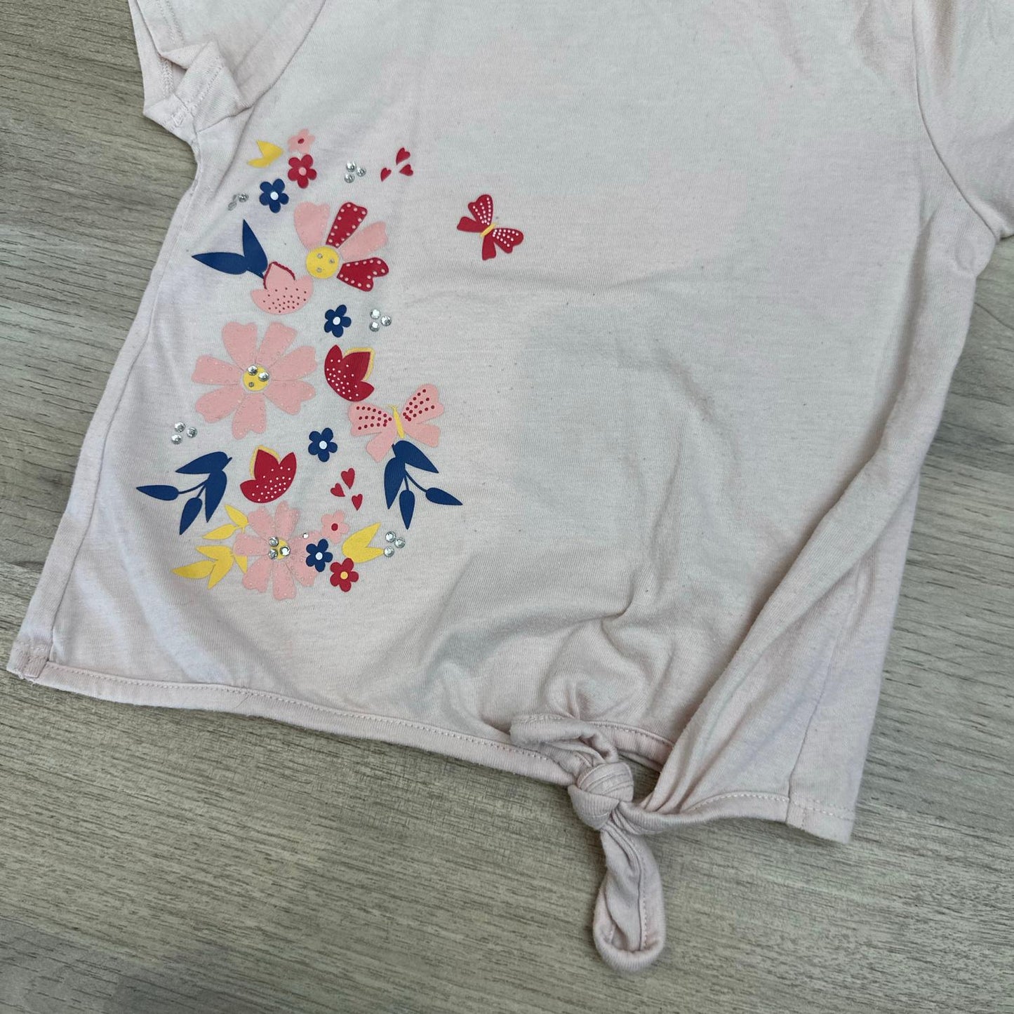 T-Shirt fille rose : 5 ans