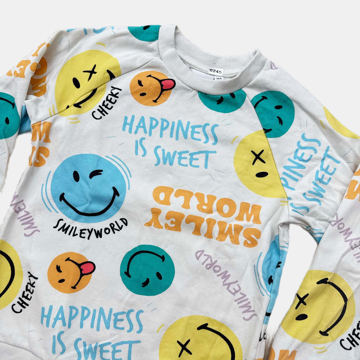 Pull smiley : 10 ans