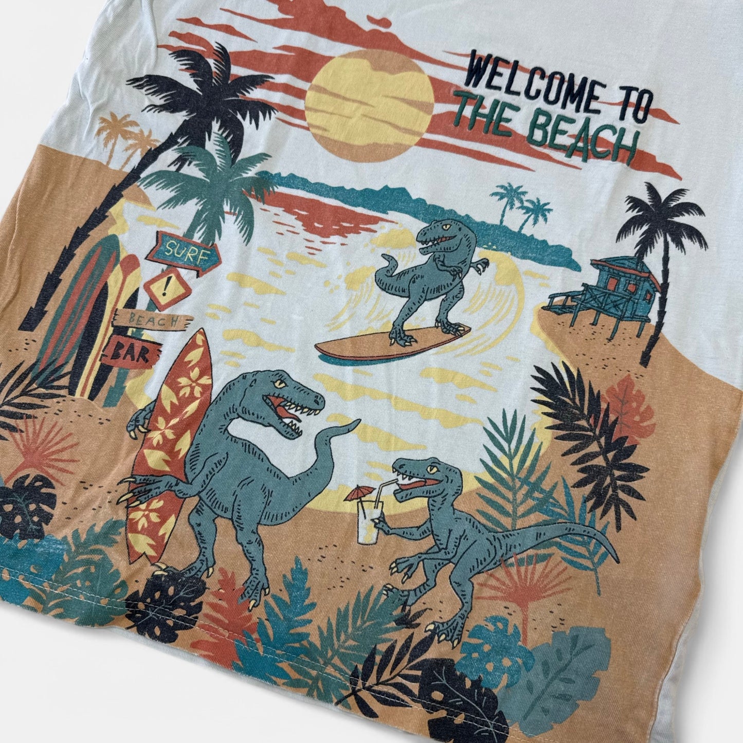 T-Shirt dinosaures : 10 ans