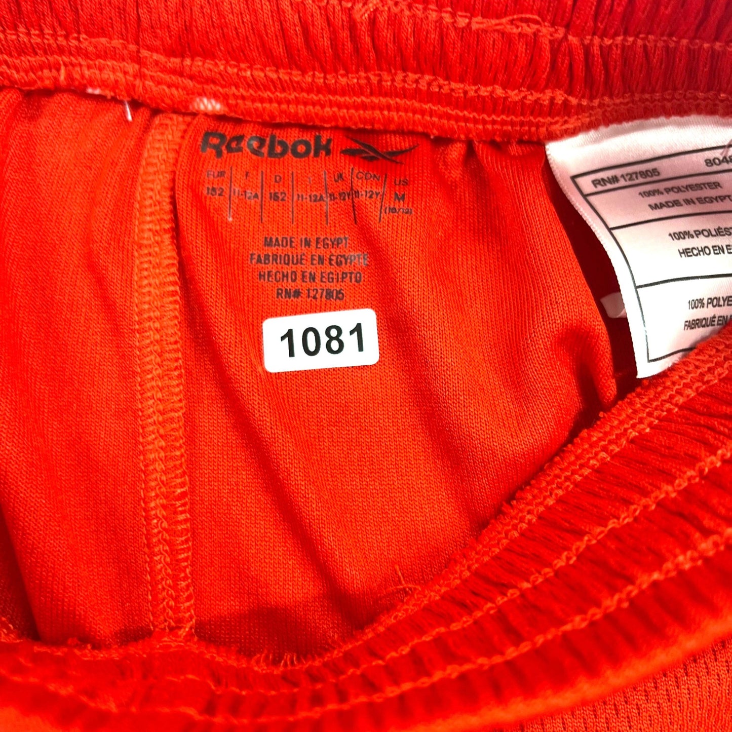 Short Reebok : 12 ans