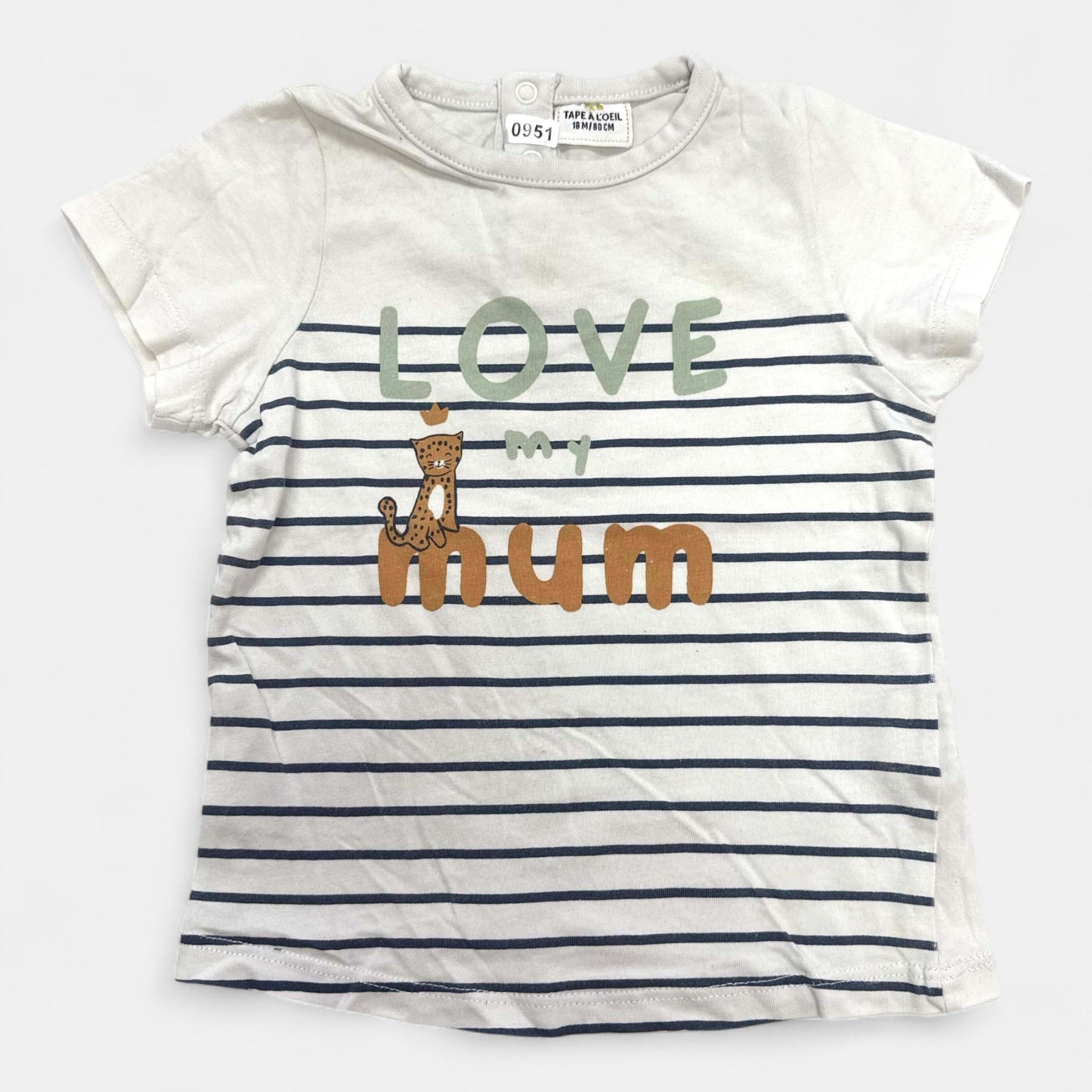 T-Shirt Tape à l'oeil : 18 mois