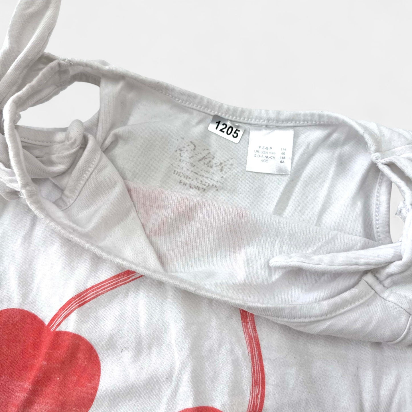 Débardeur cerise : 5 ans