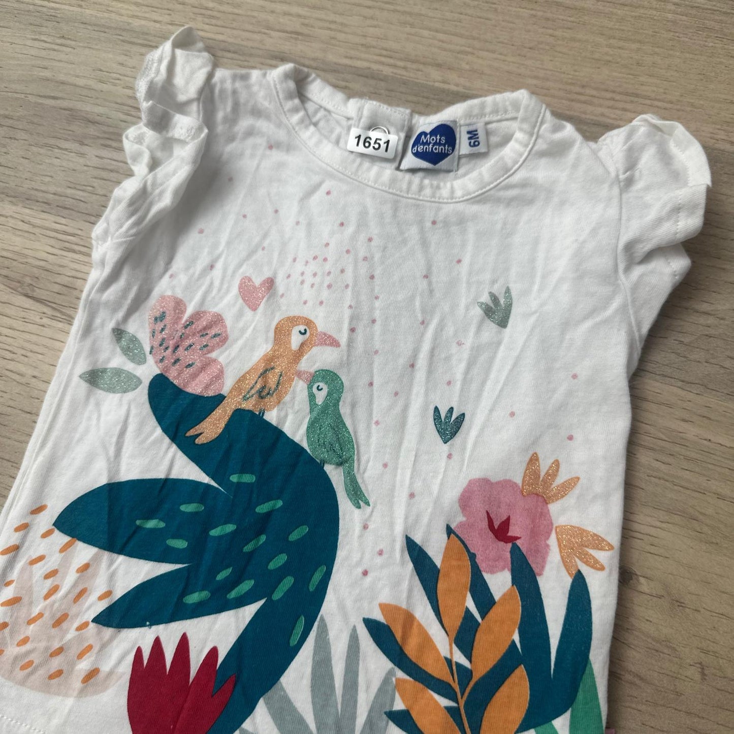 Blouse Mots d’enfants : 6 mois