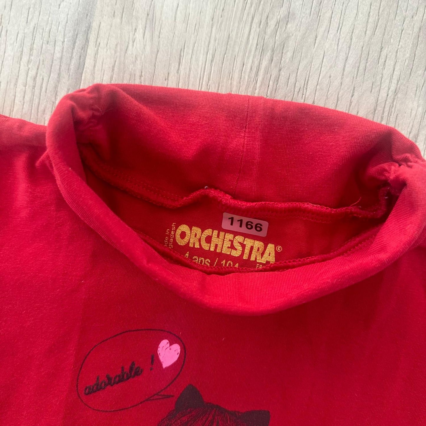 T-shirt col roulé Orchestra : 4 ans