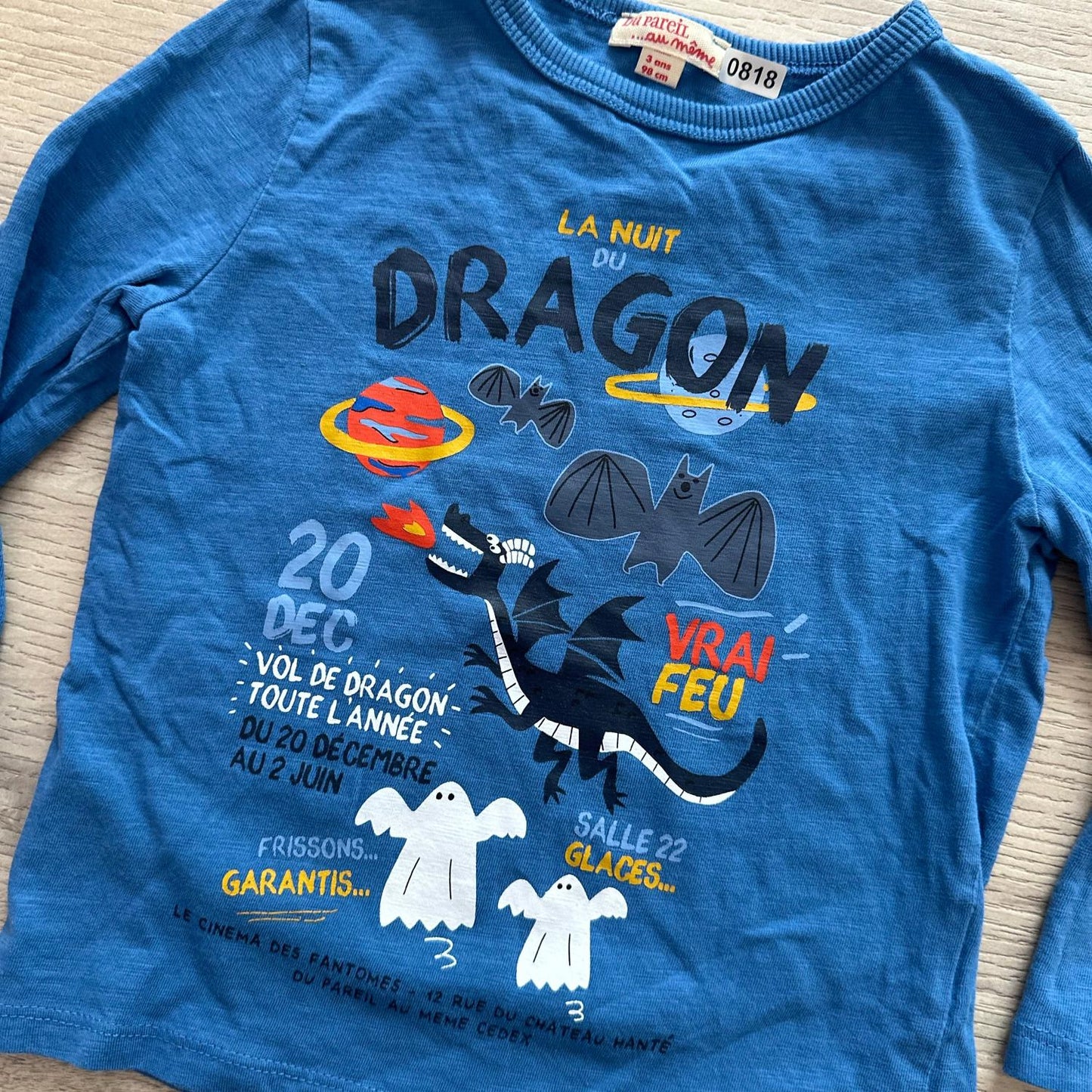 T-Shirt Du Pareil au même : 3 ans