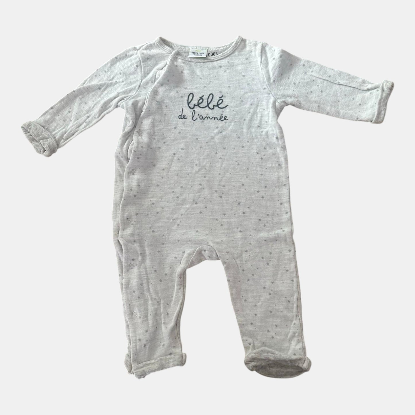 Combinaison Tape à l'oeil : 6 mois