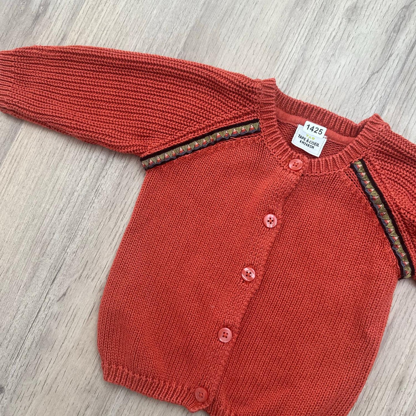 Gilet Tape à l'oeil : 6 mois