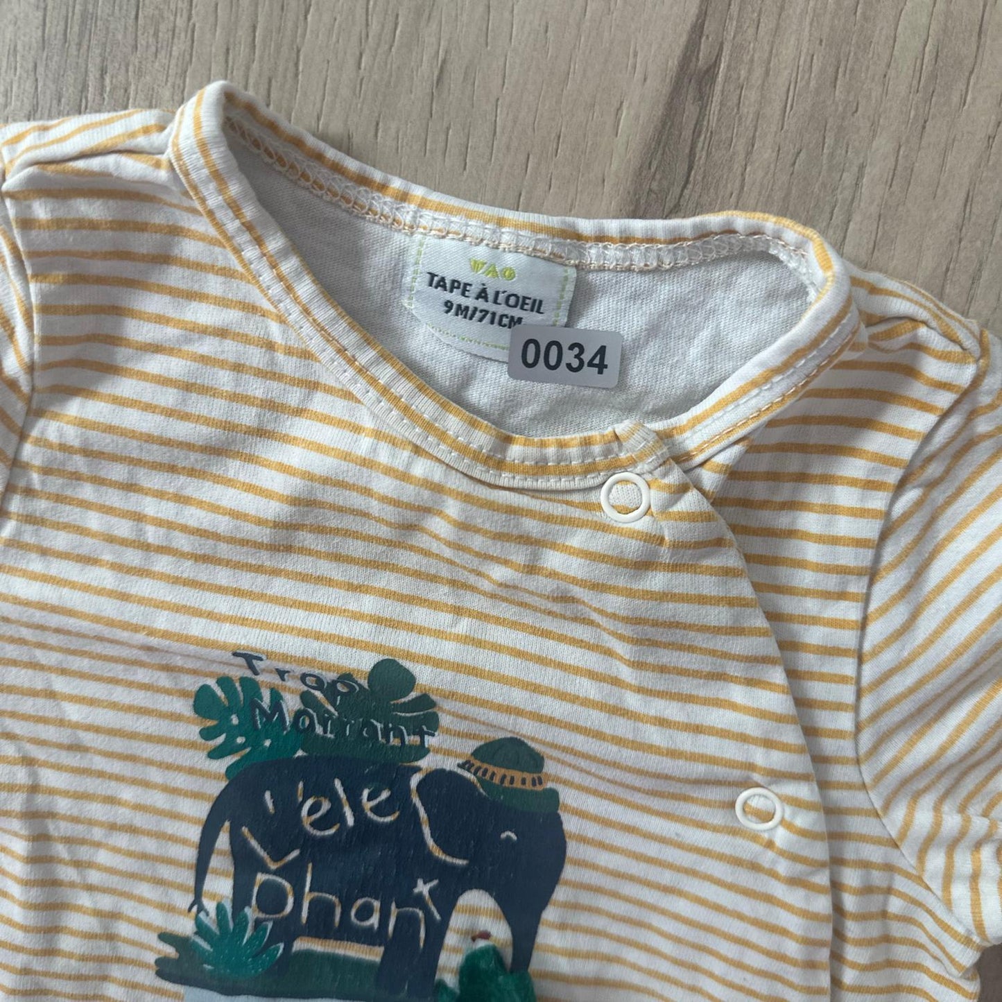 Pyjama Tape à l'oeil : 9 mois