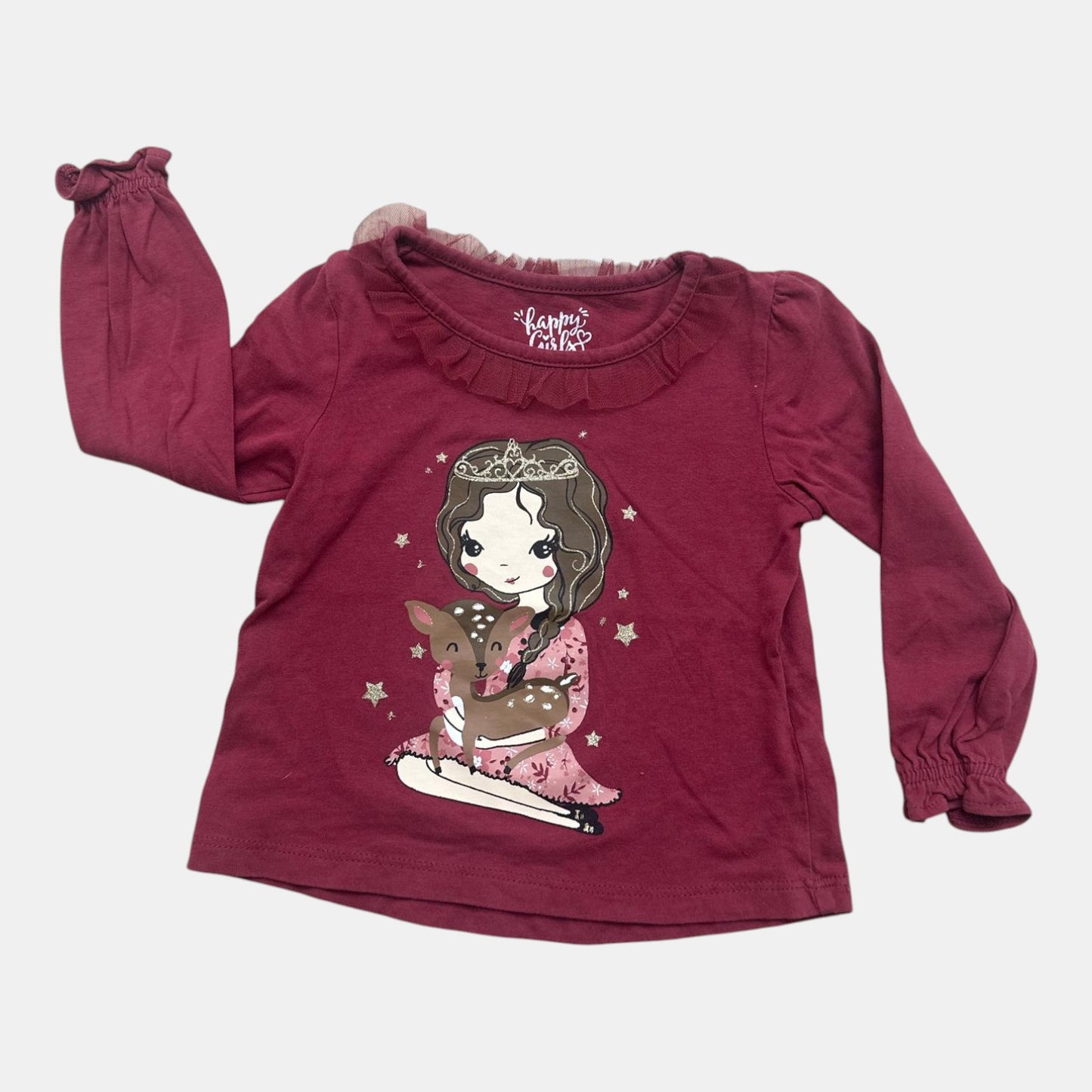 T-Shirt Happy girls : 24 mois