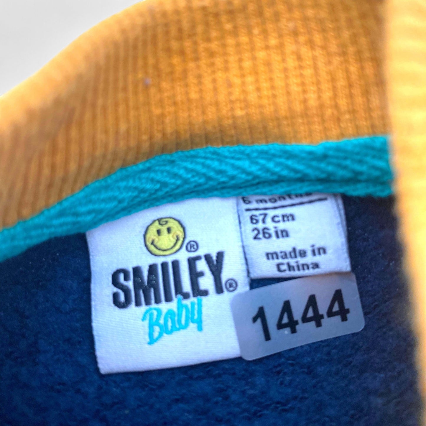 Gilet smiley baby : 6 mois