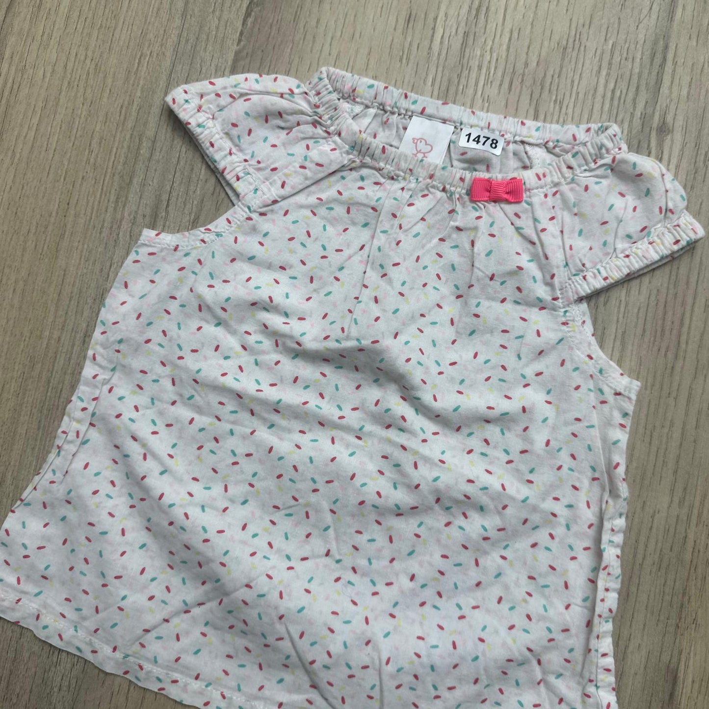 Blouse baby club : 12 mois