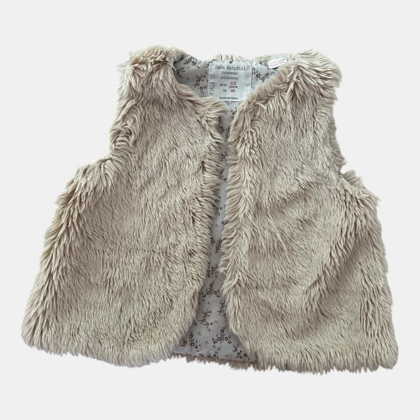 Gilet Zara : 3 ans