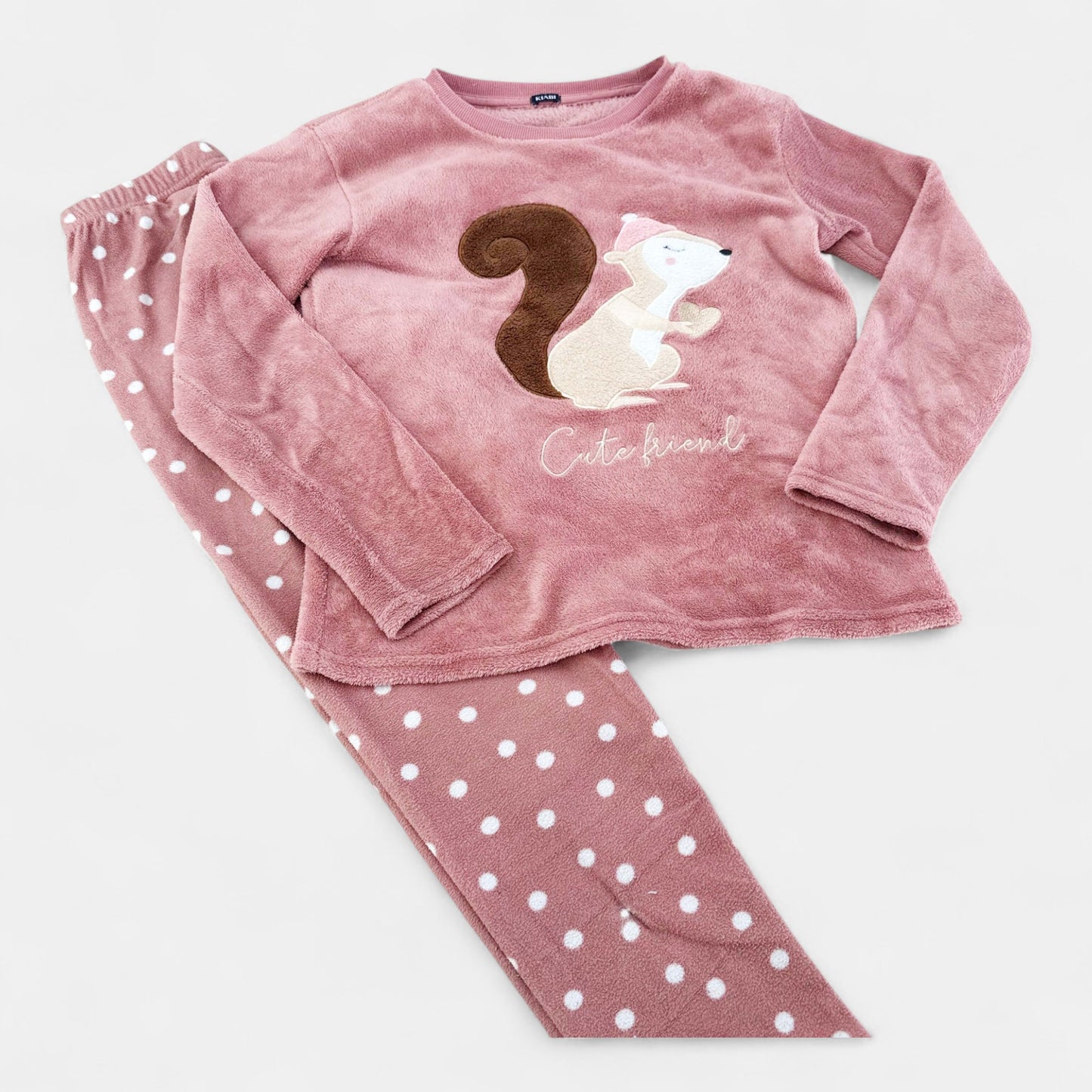 Pyjama velours Kiabi : 12 ans