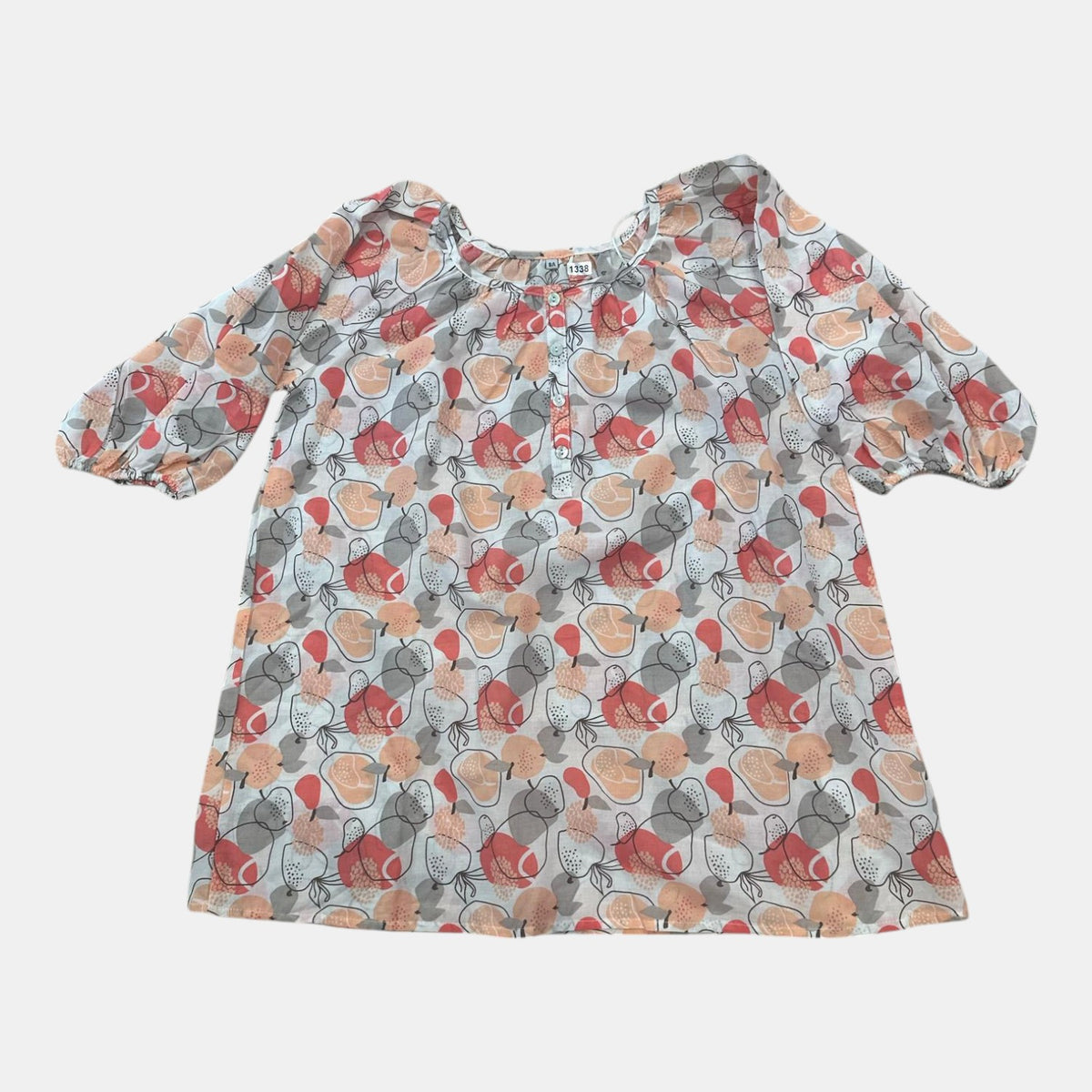 Blouse fruits : 8 ans