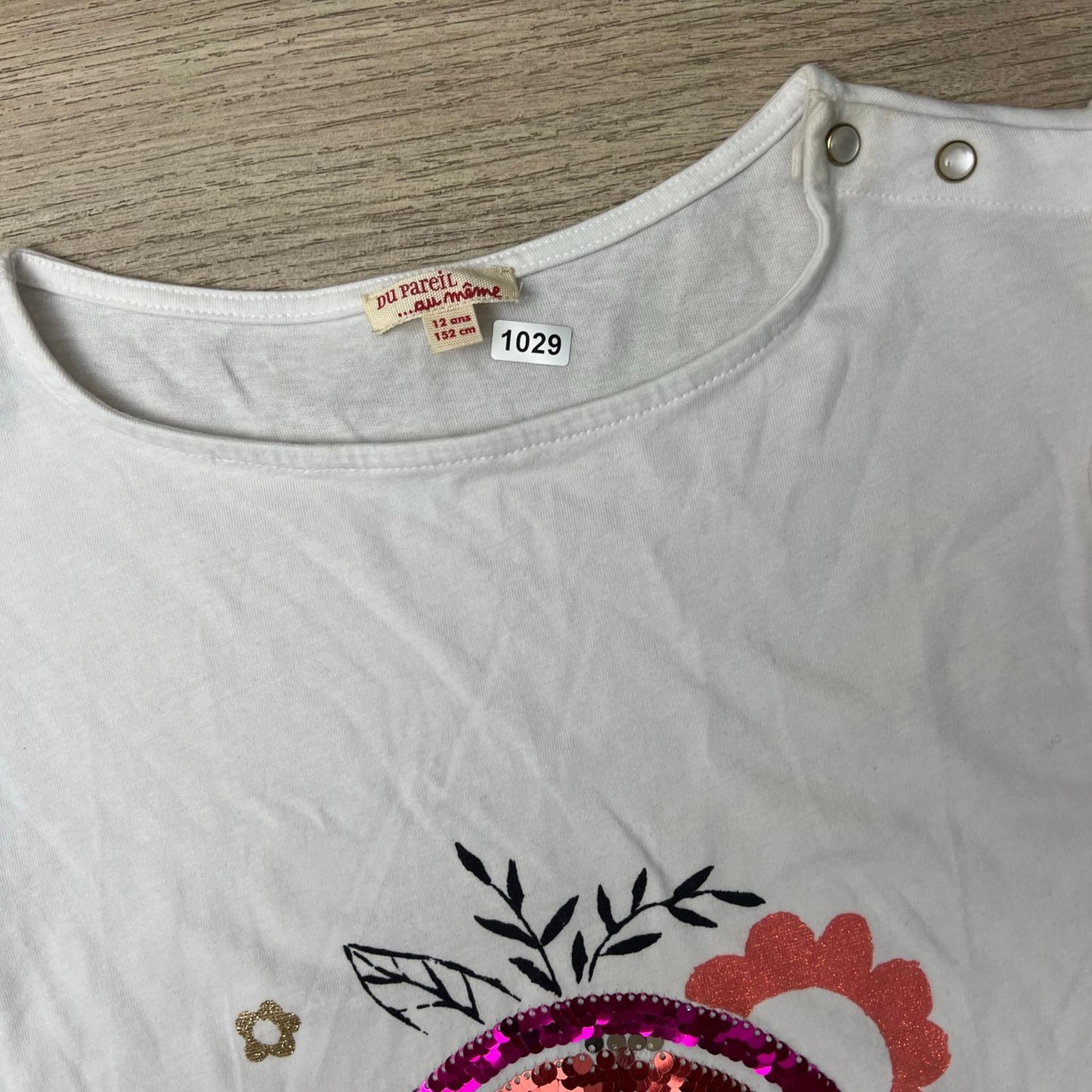 T-Shirt Du Pareil au même : 12 ans