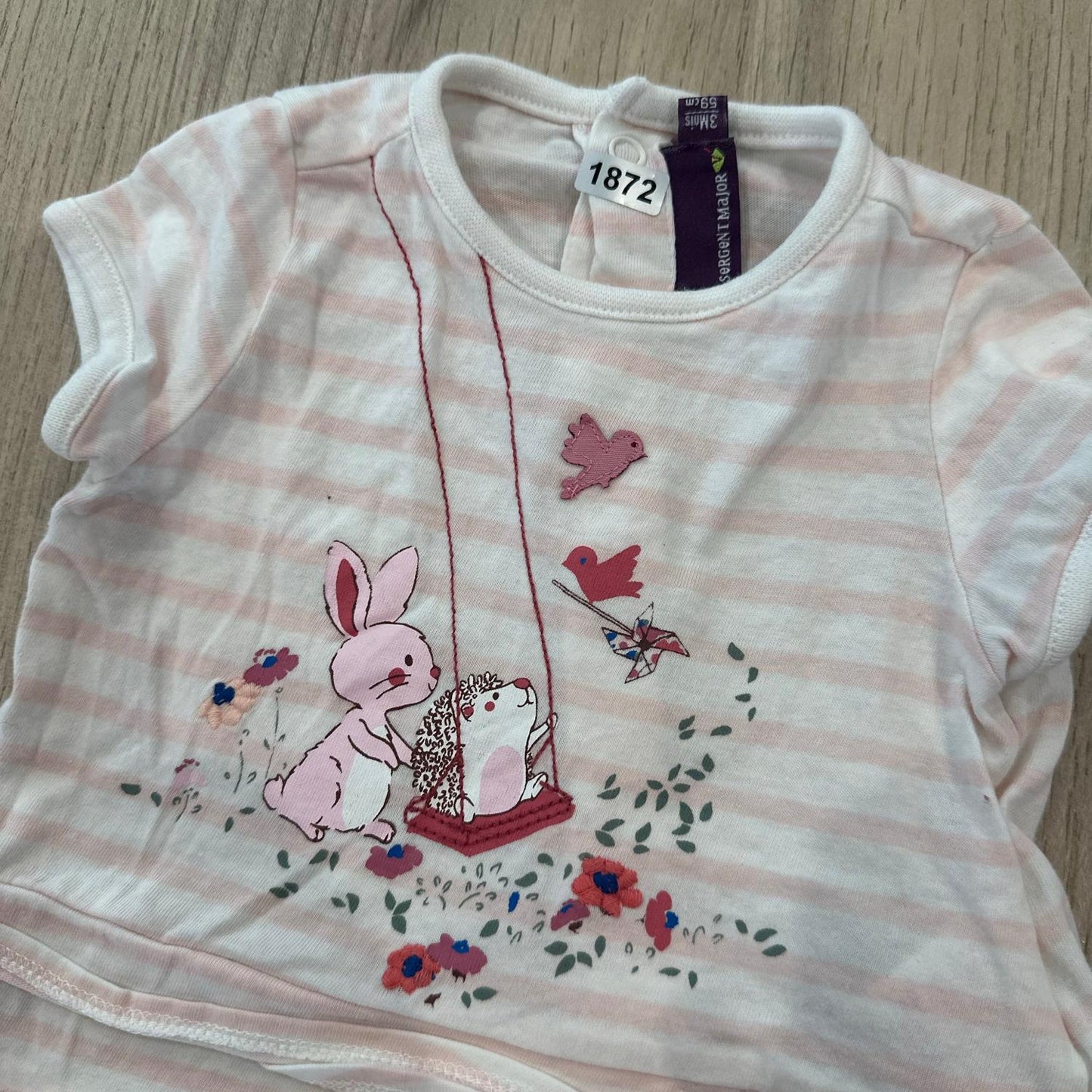 T-Shirt Sergent Major : 3 mois