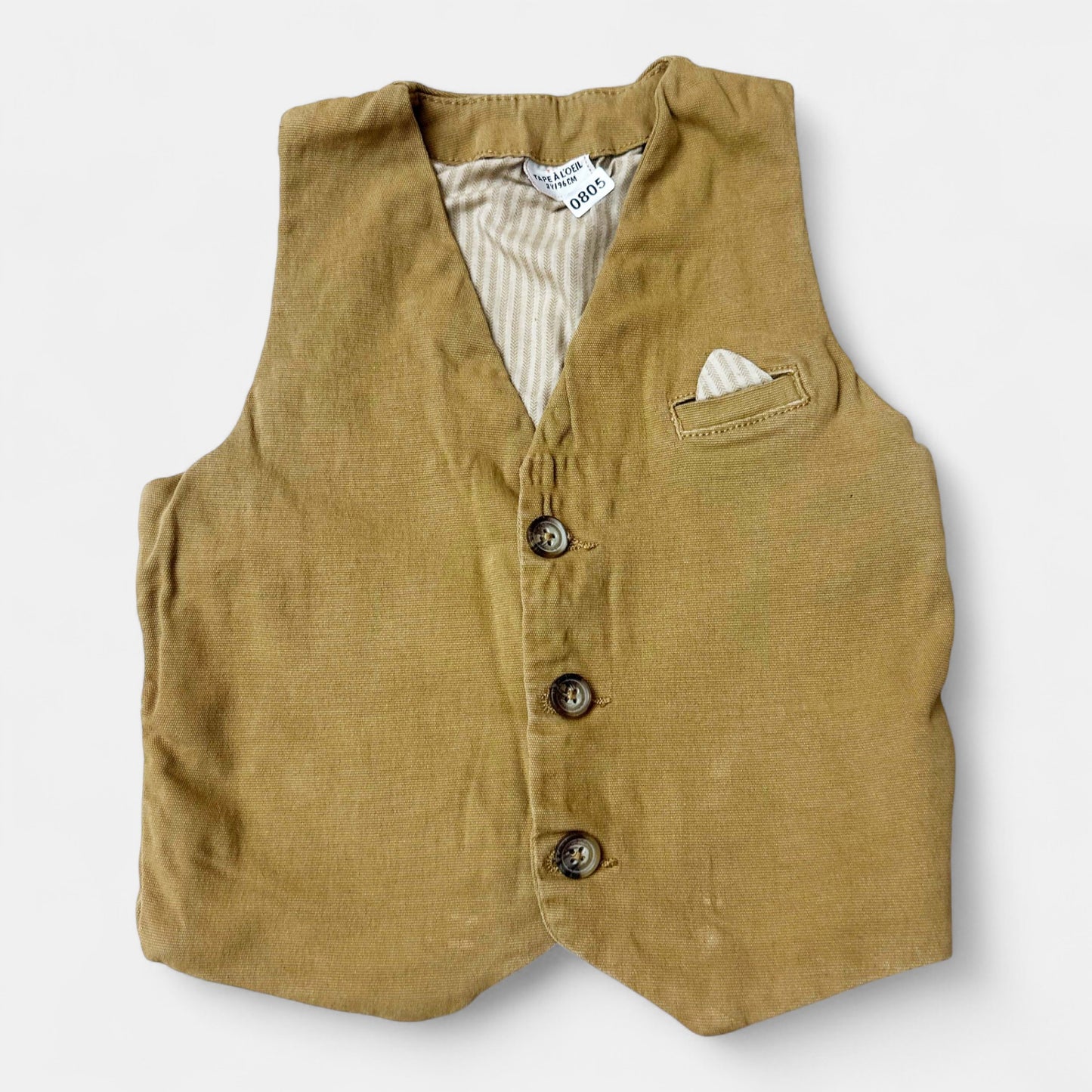 Gilet Tape à l'oeil : 3 ans