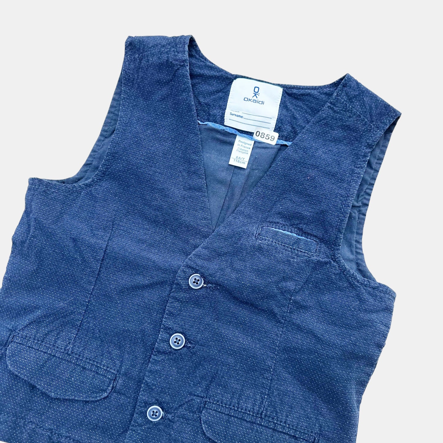 Gilet Okaïdi : 6 ans