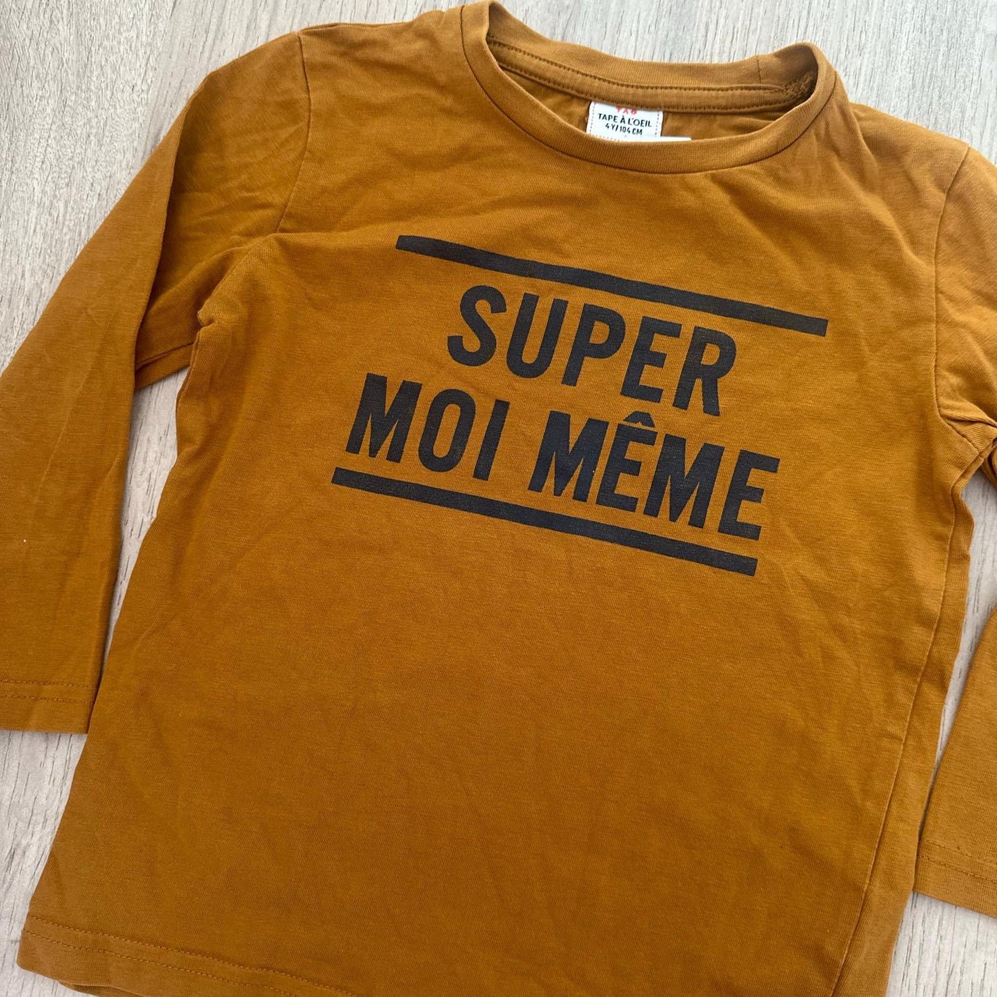 T-Shirt Tape à l'oeil : 4 ans
