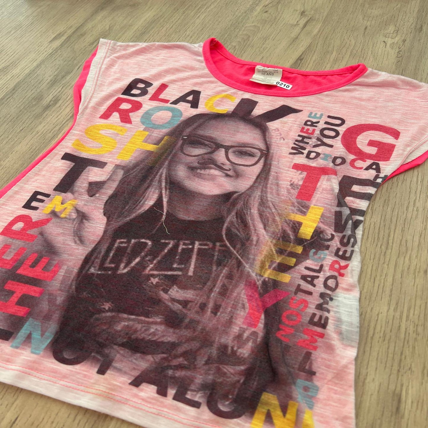 T-shirt fille : 10 ans