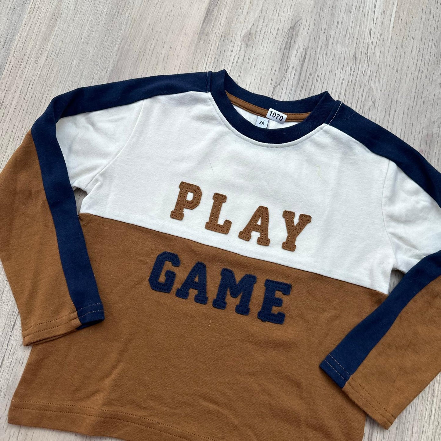 T-Shirt plat Game : 3 ans