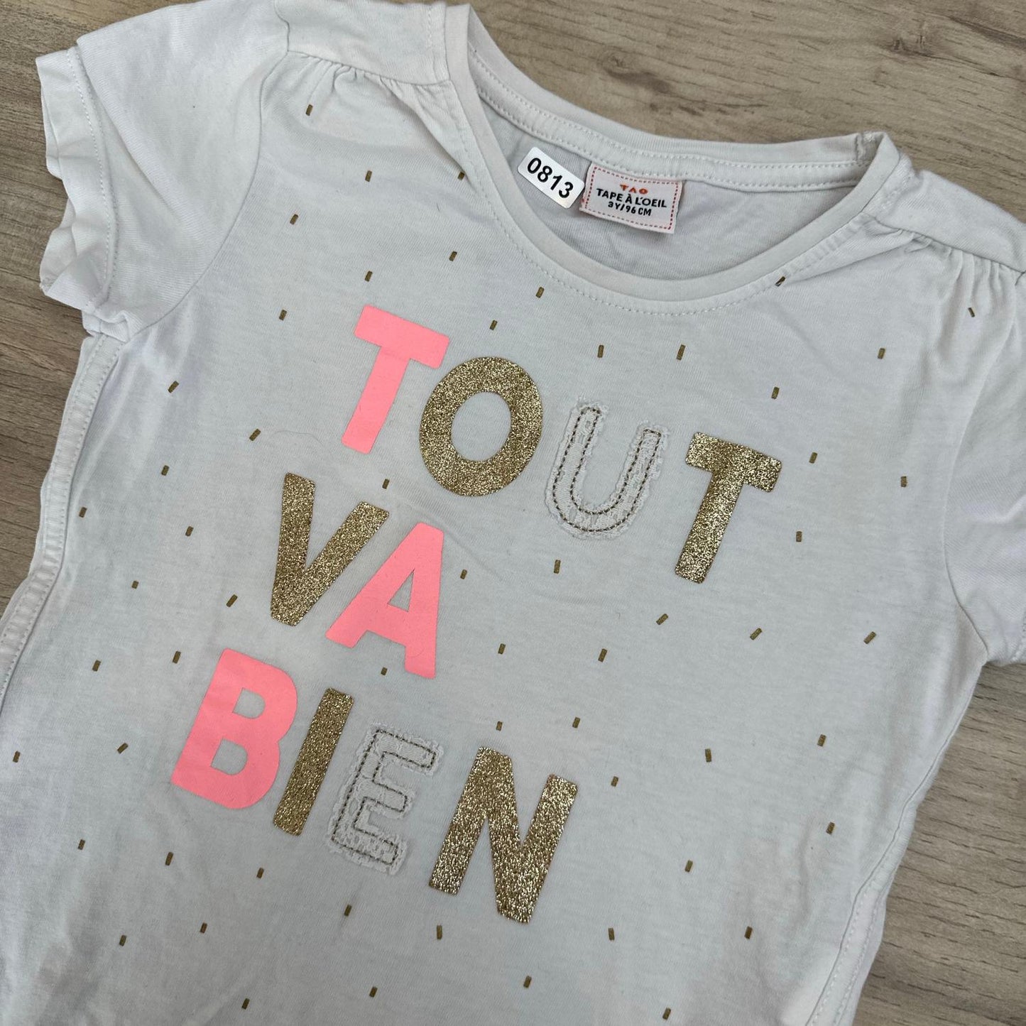 T-Shirt Tape à l'oeil : 3 ans