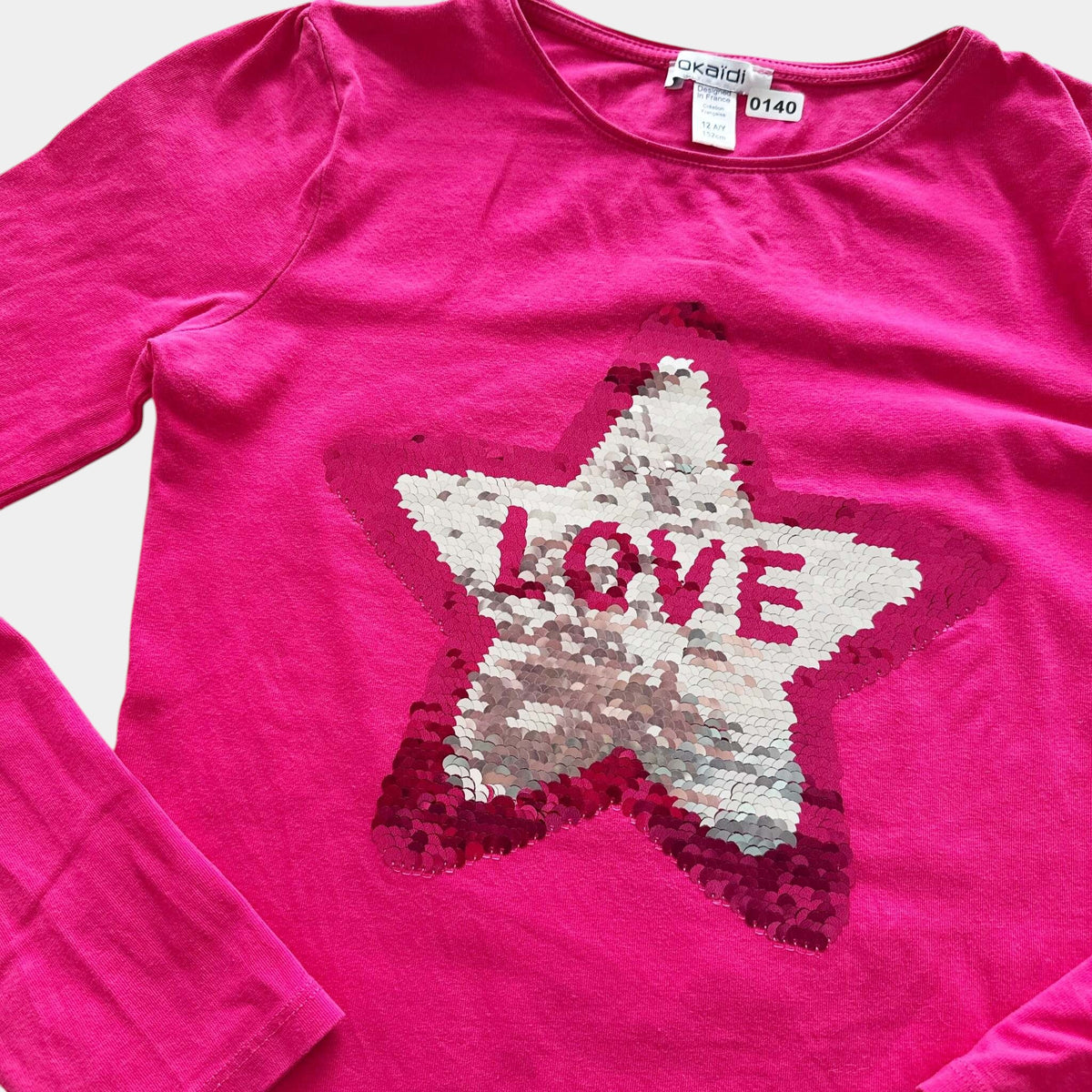T-Shirt Okaïdi sequin : 12 ans