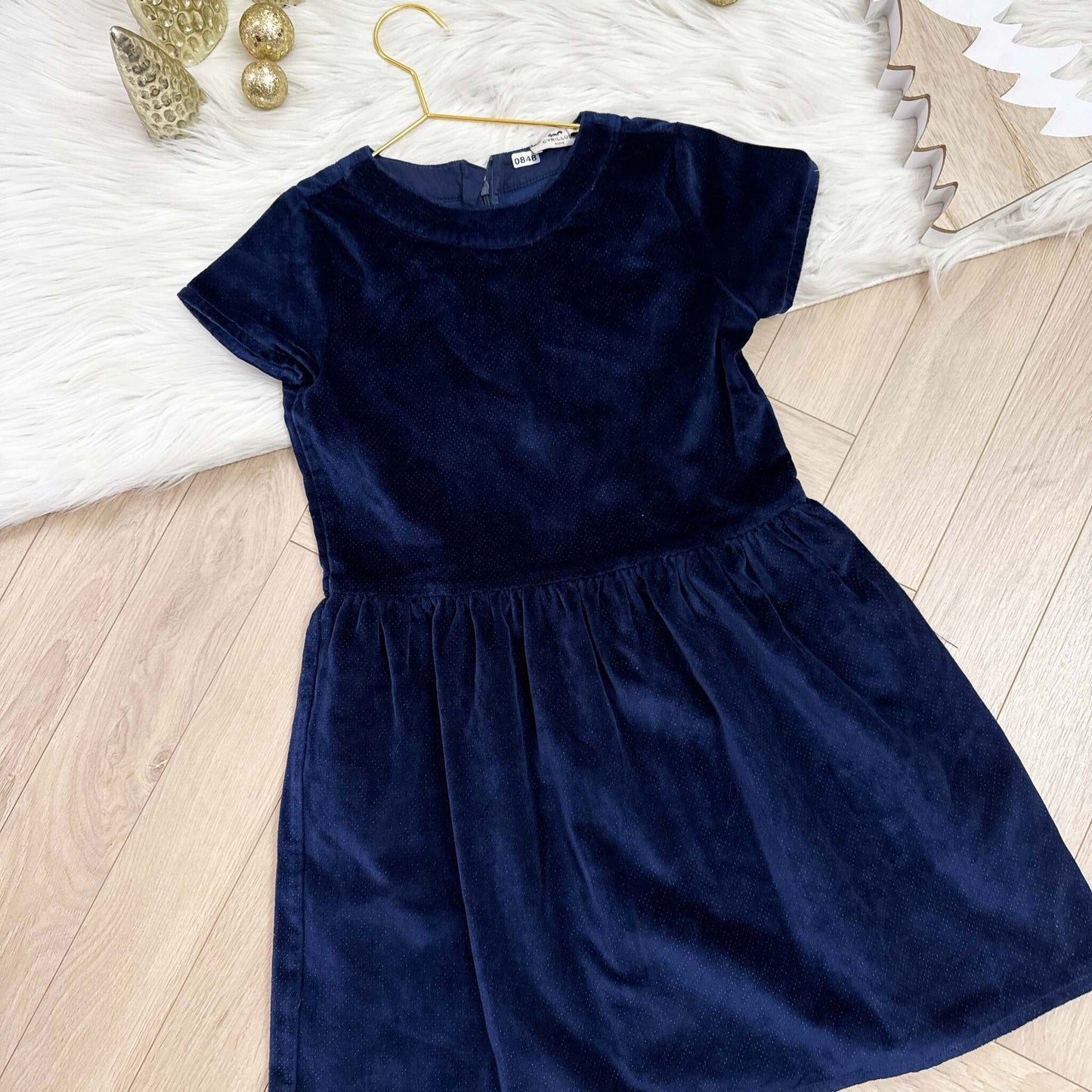 Robe velours pailleté Cyrillus : 10 ans