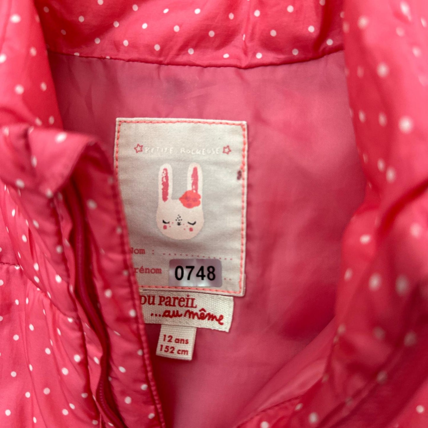 Veste sans manche  Du Pareil au même : 12 ans