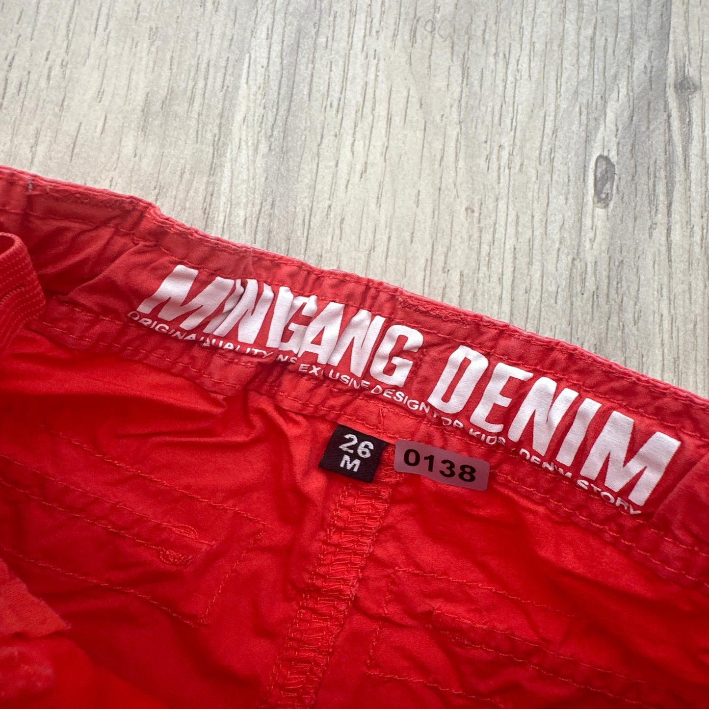 Bermuda minigang denim : 26 mois