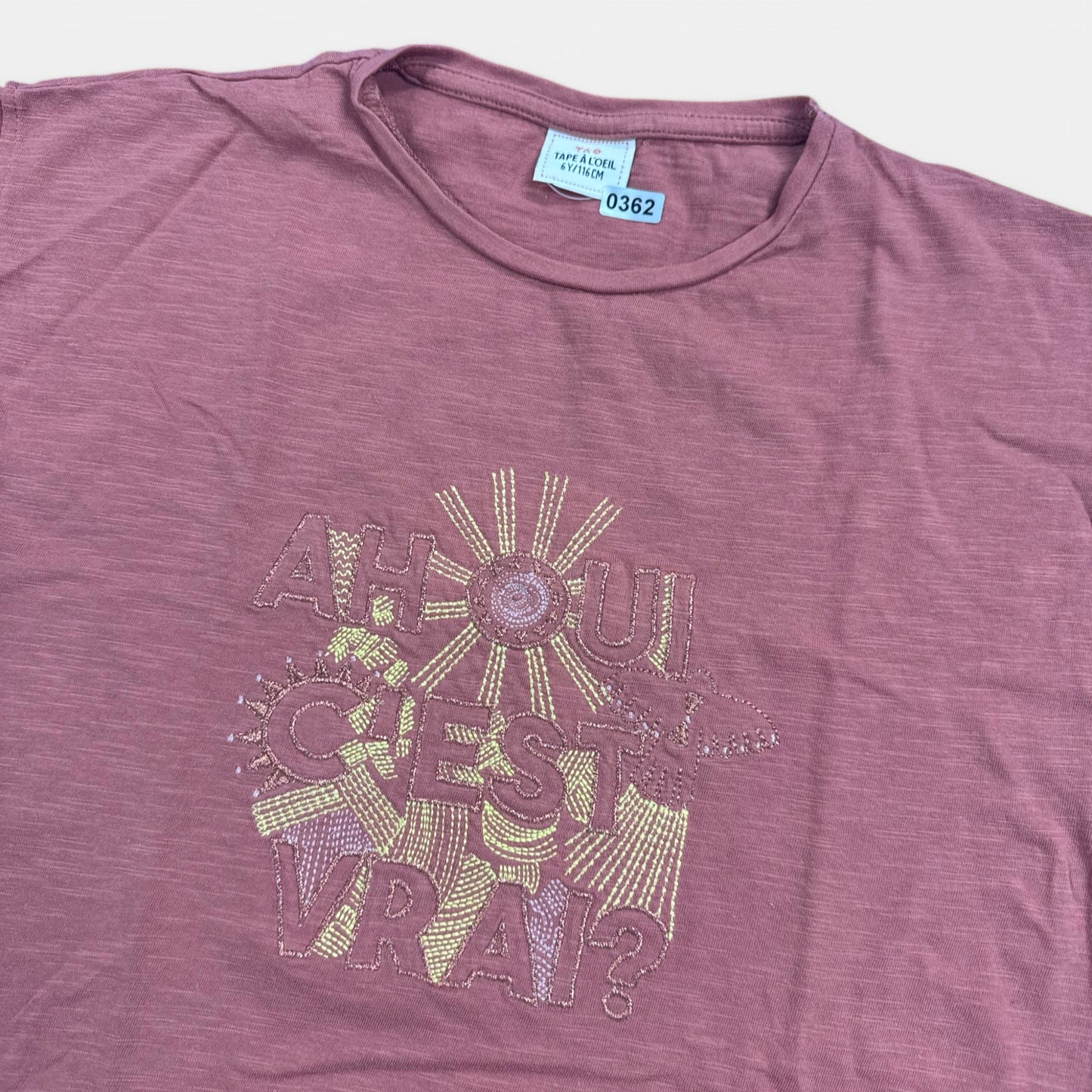 T-Shirt Tape à l'oeil : 6 ans