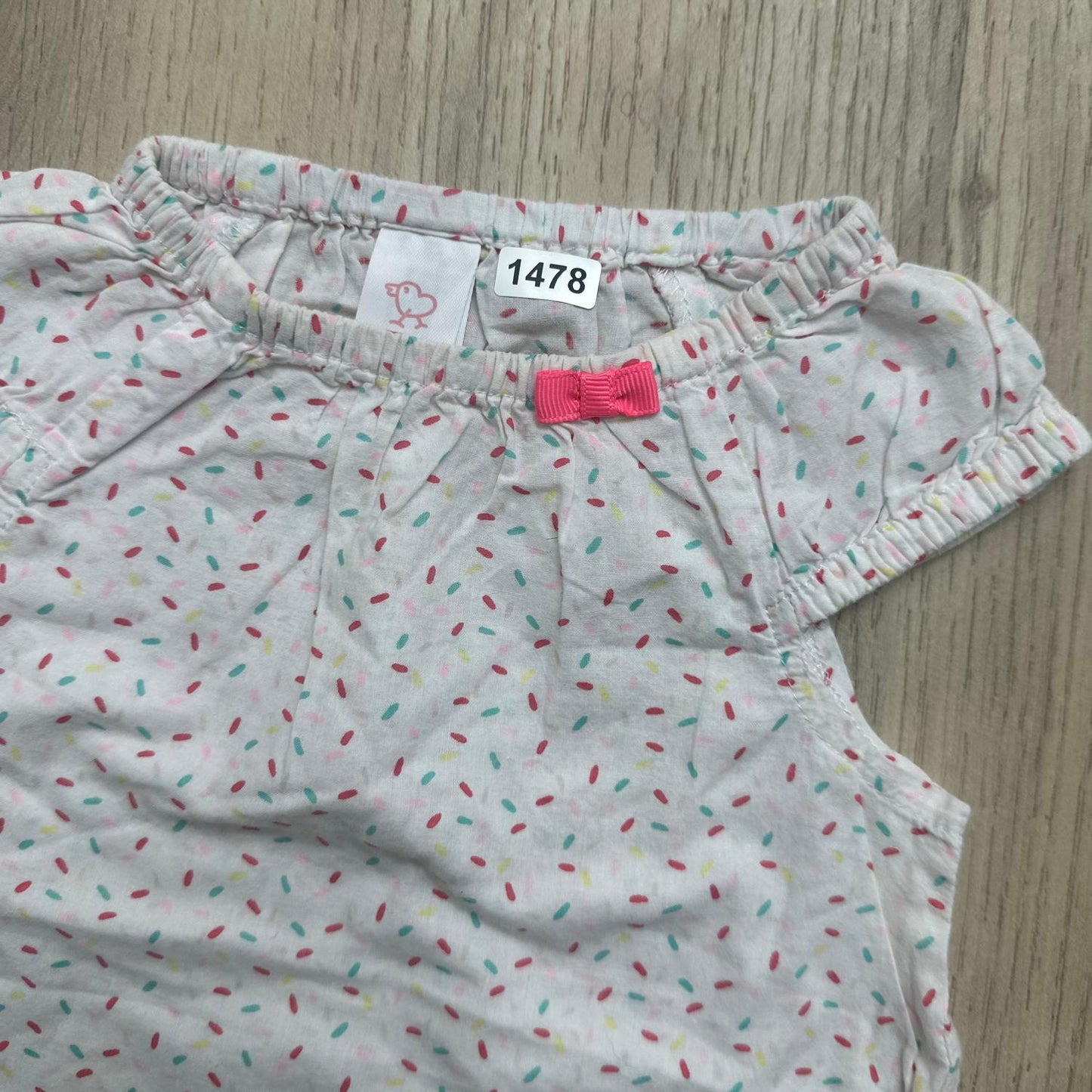 Blouse baby club : 12 mois