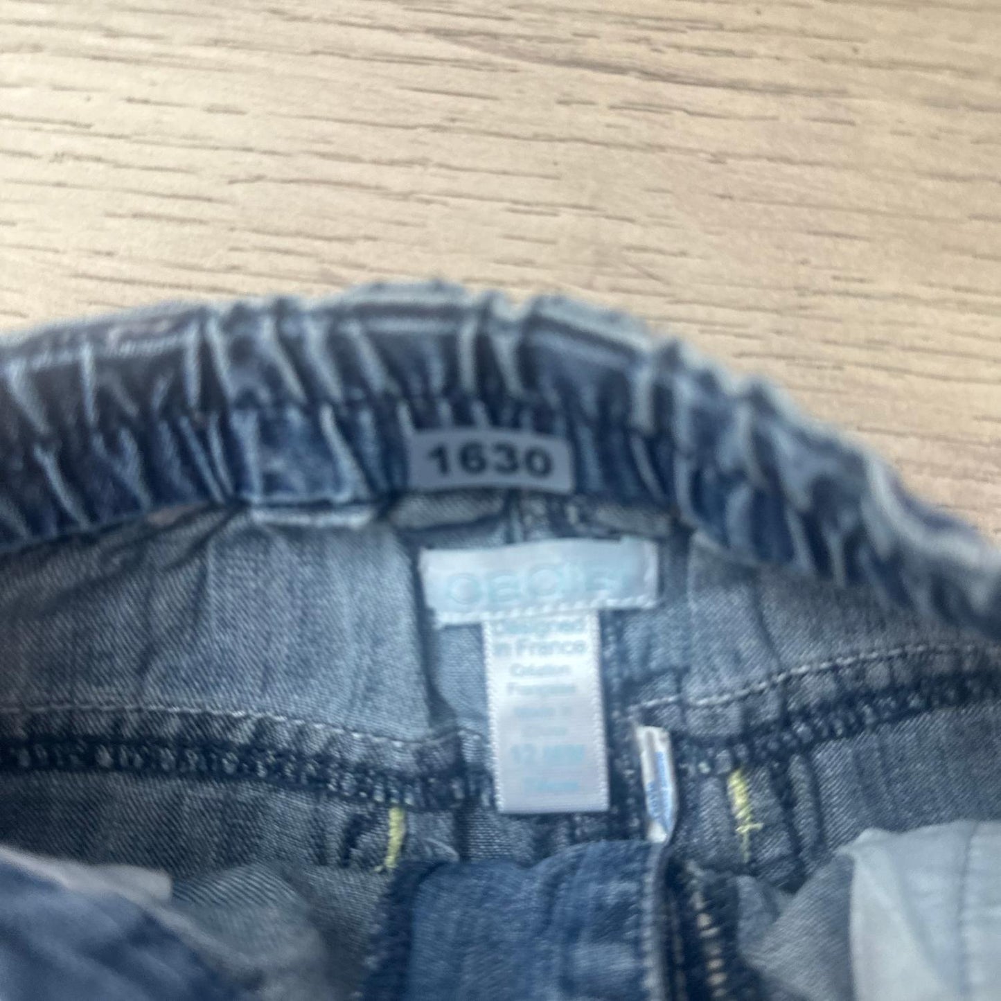Pantalon Okaïdi : 12 mois