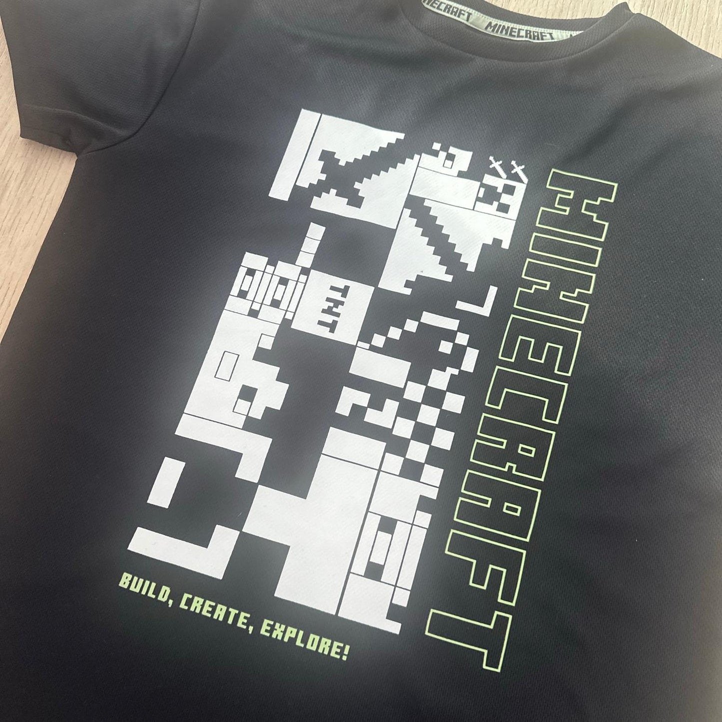 T-Shirt minecraft : 12 ans