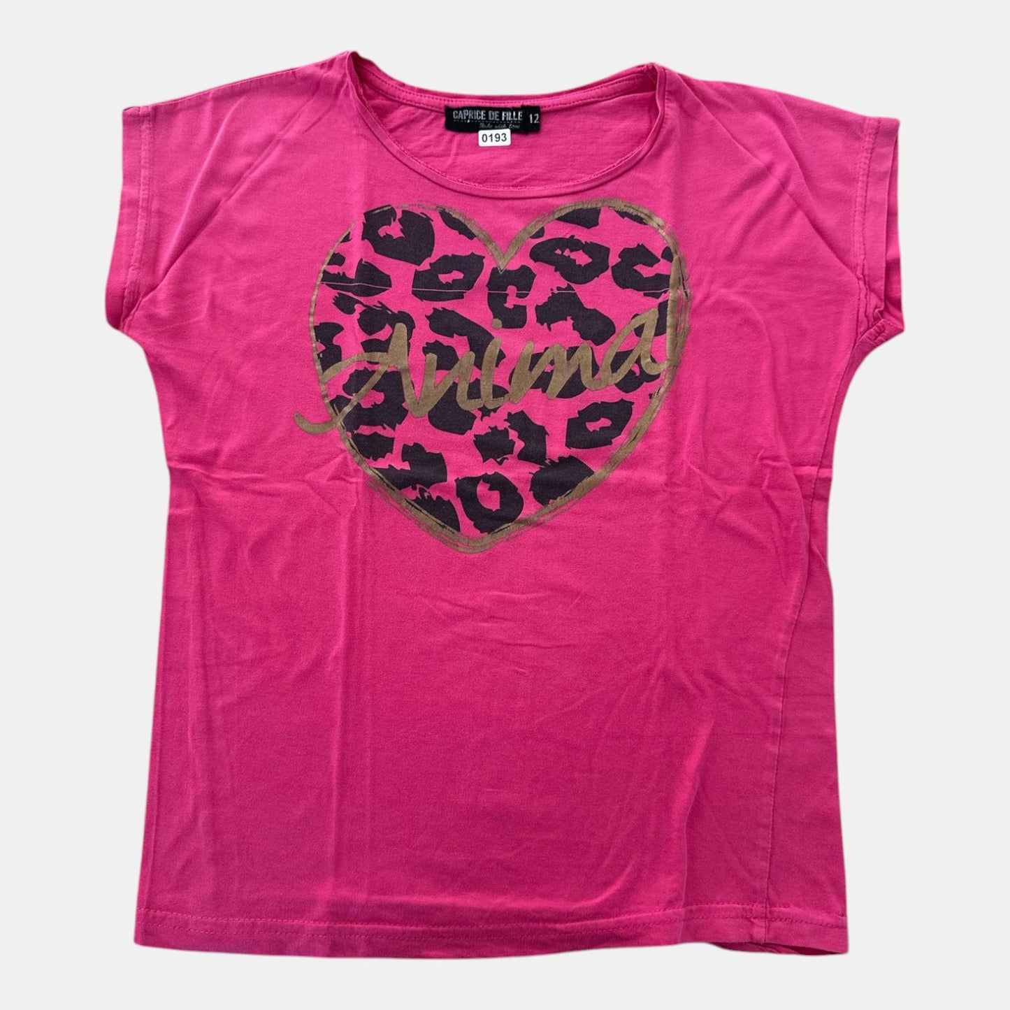 T-Shirt caprice de fille : 12 ans