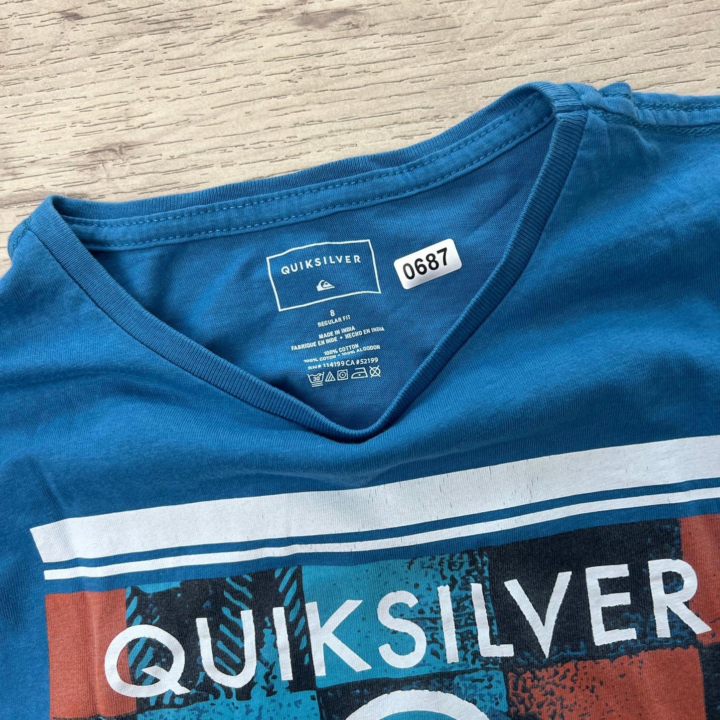 T-Shirt Quiksilver : 8 ans