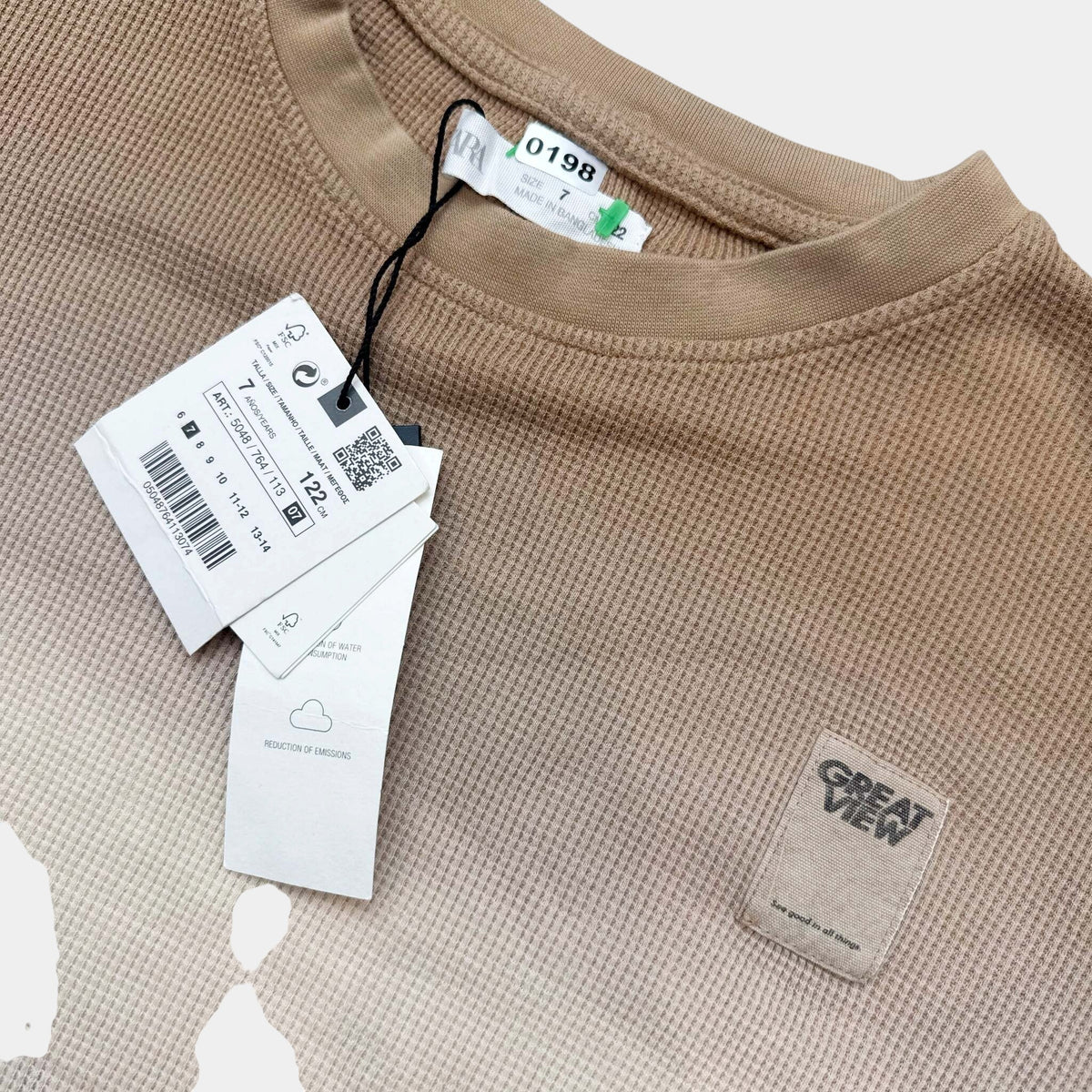 T-Shirt Zara : 7 ans