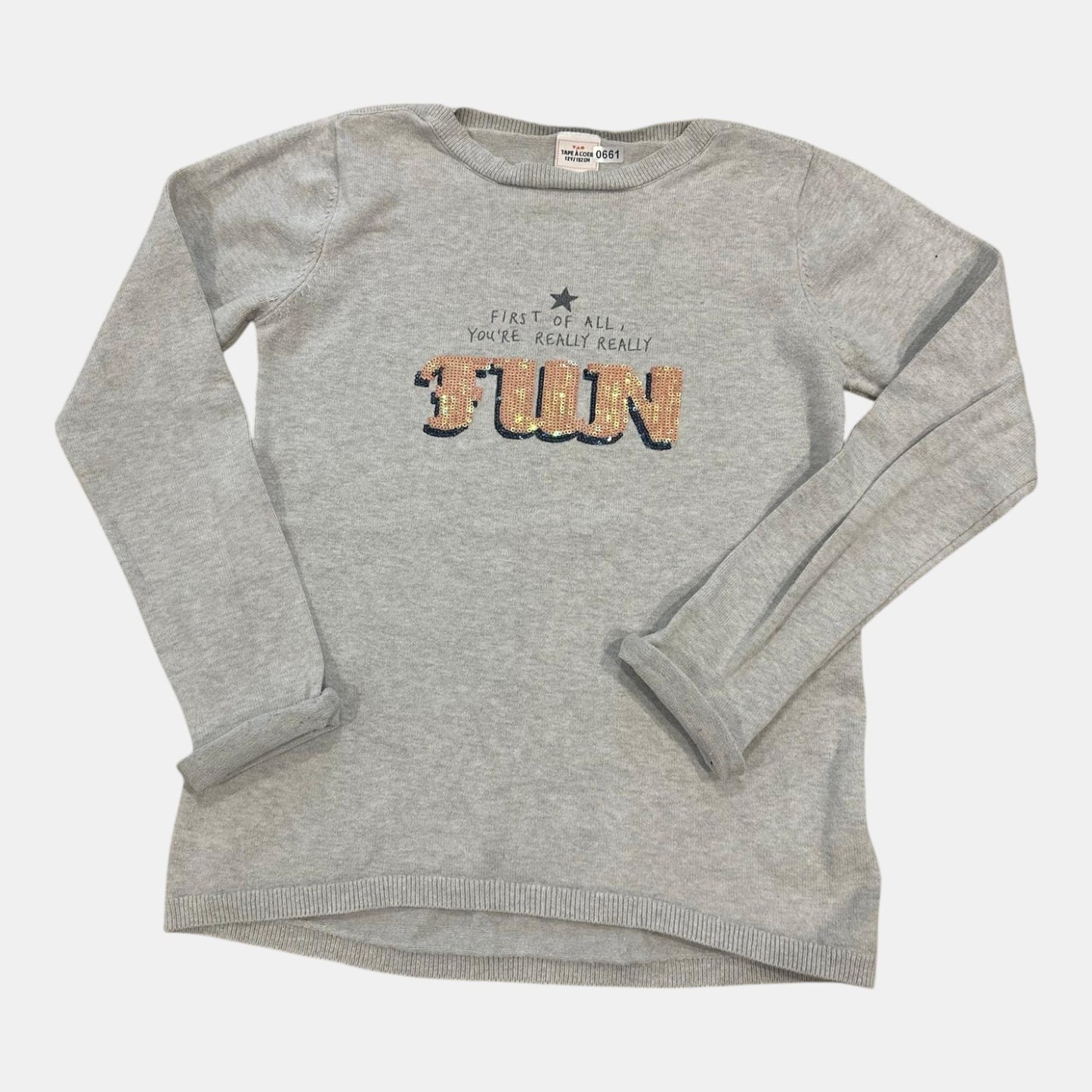 Pull fin Tape à l'oeil : 12 ans