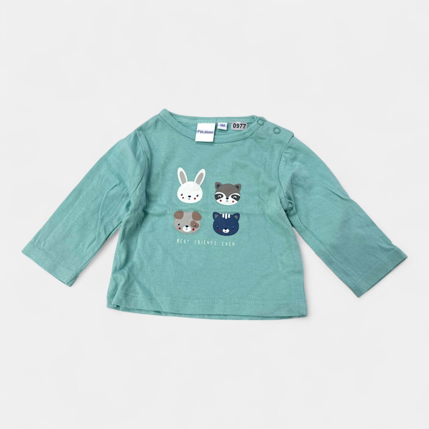 T-Shirt p’tit bisou : 3 mois