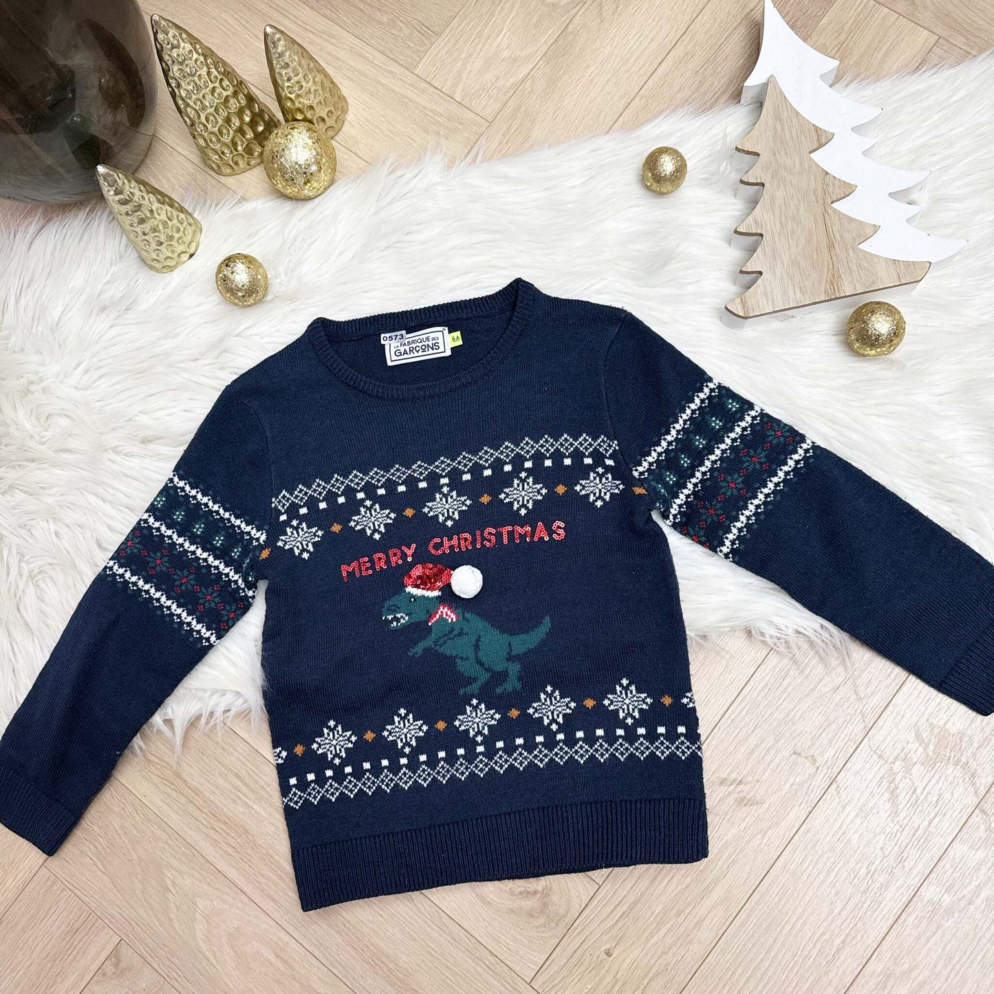 Pull La fabrique des garçons Noël : 6 ans