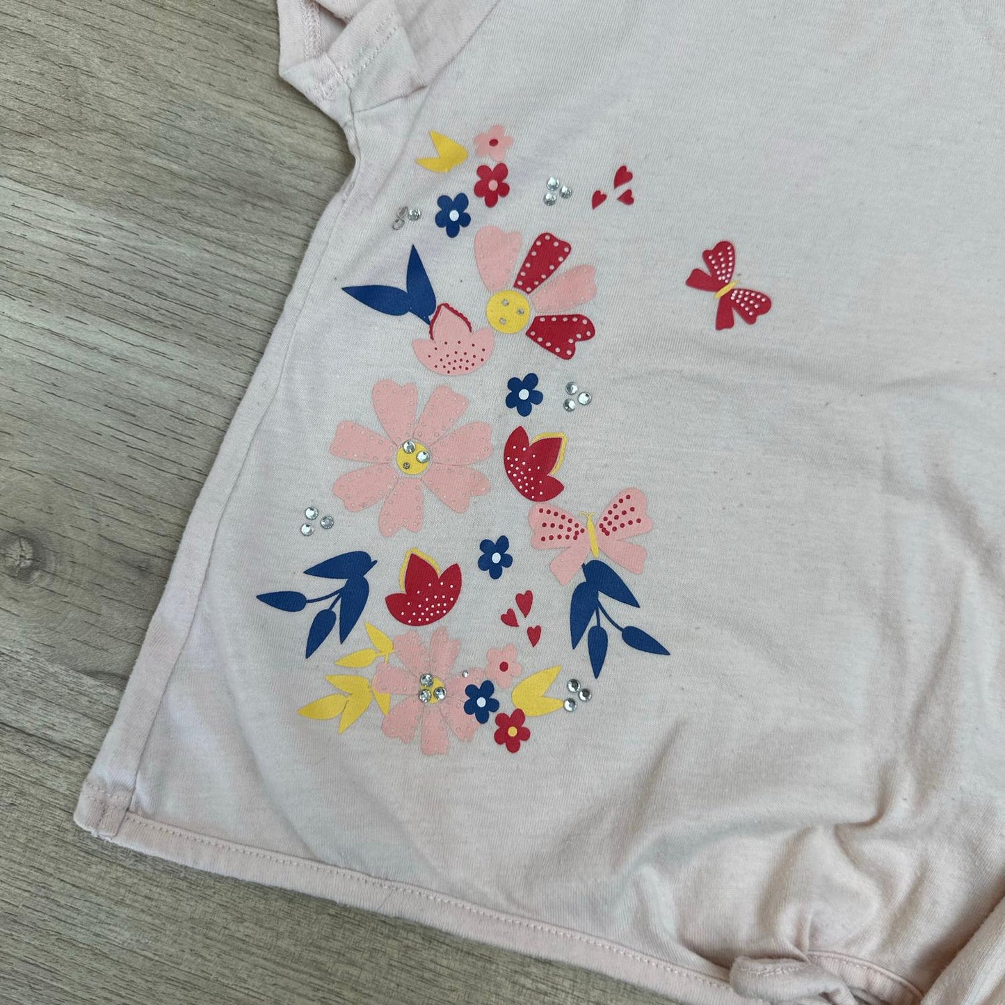 T-Shirt fille rose : 5 ans