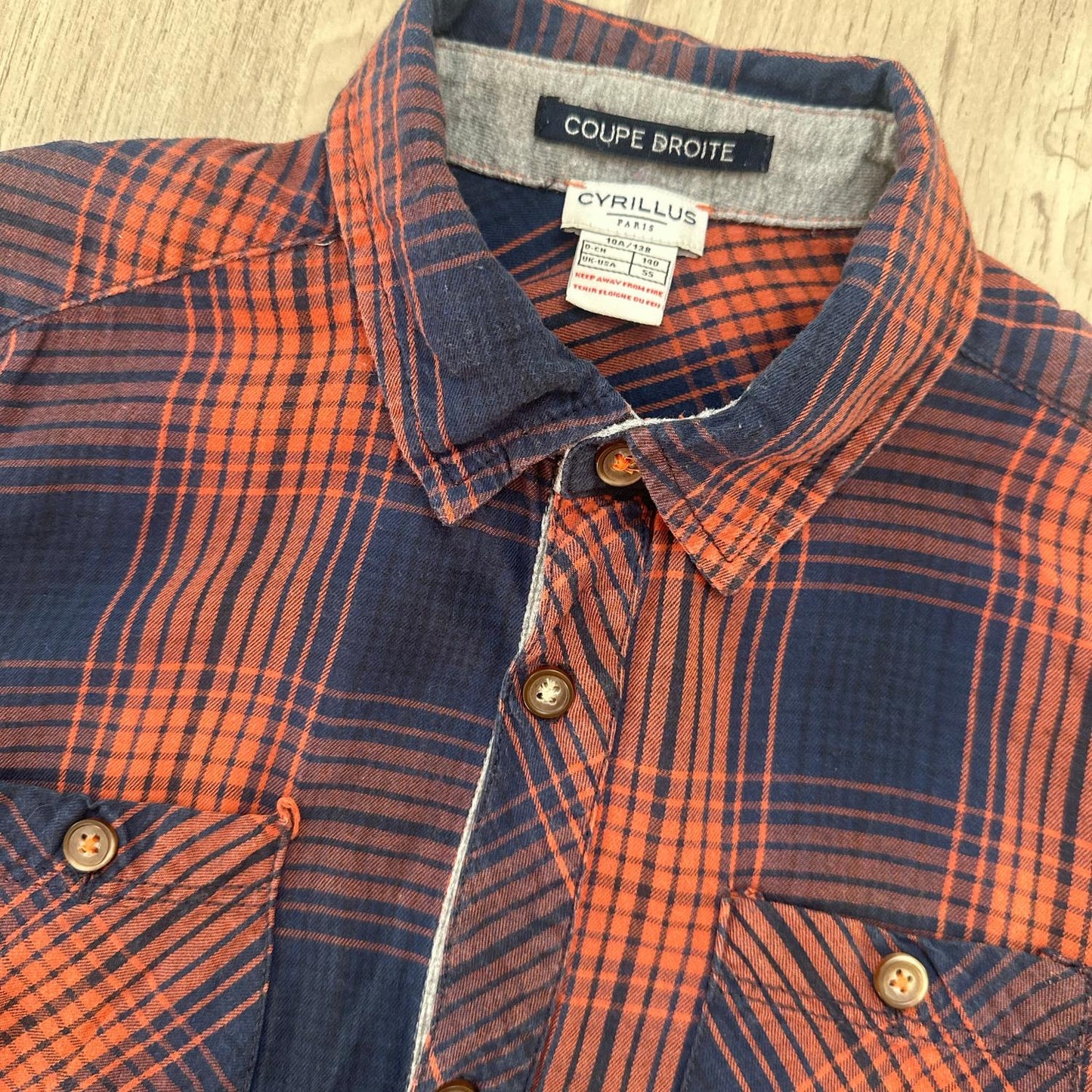 Chemise Cyrillus : 10 ans