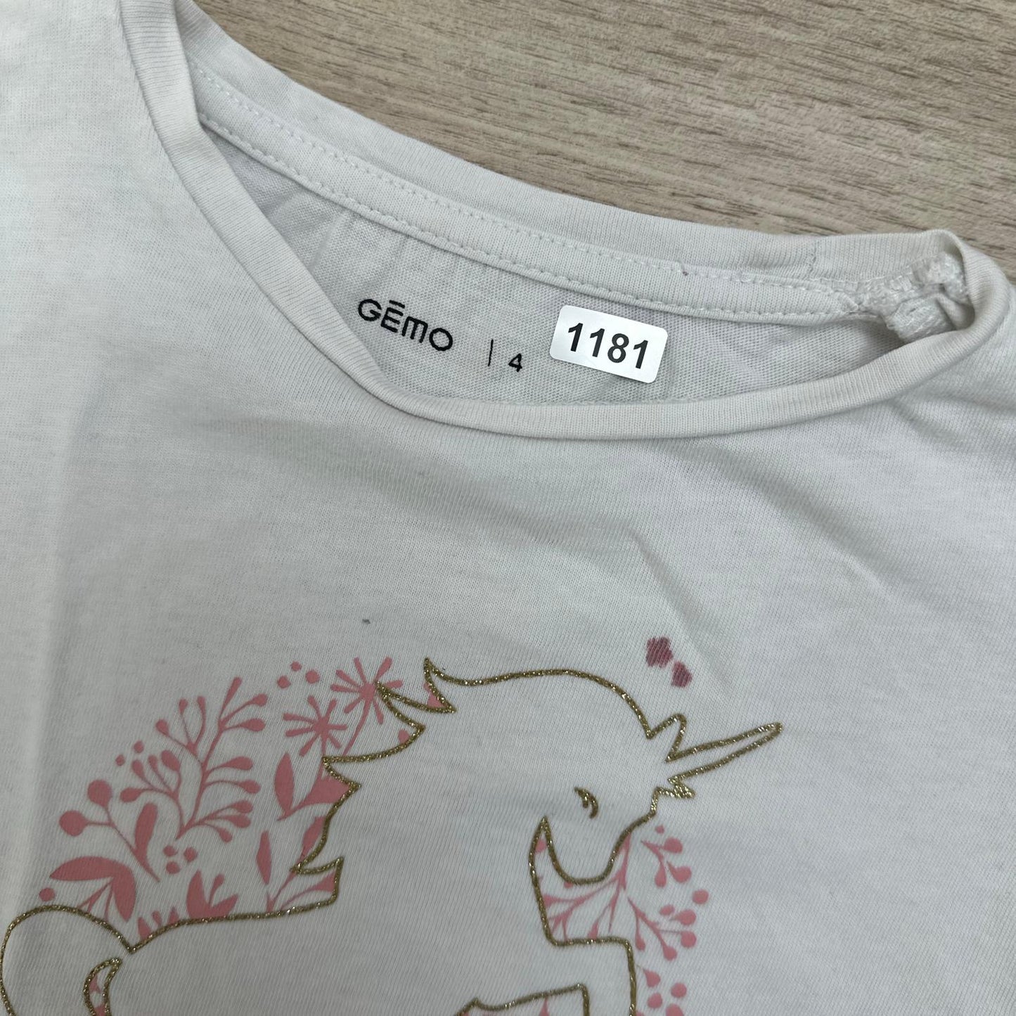 T-Shirt Gémo : 4 ans